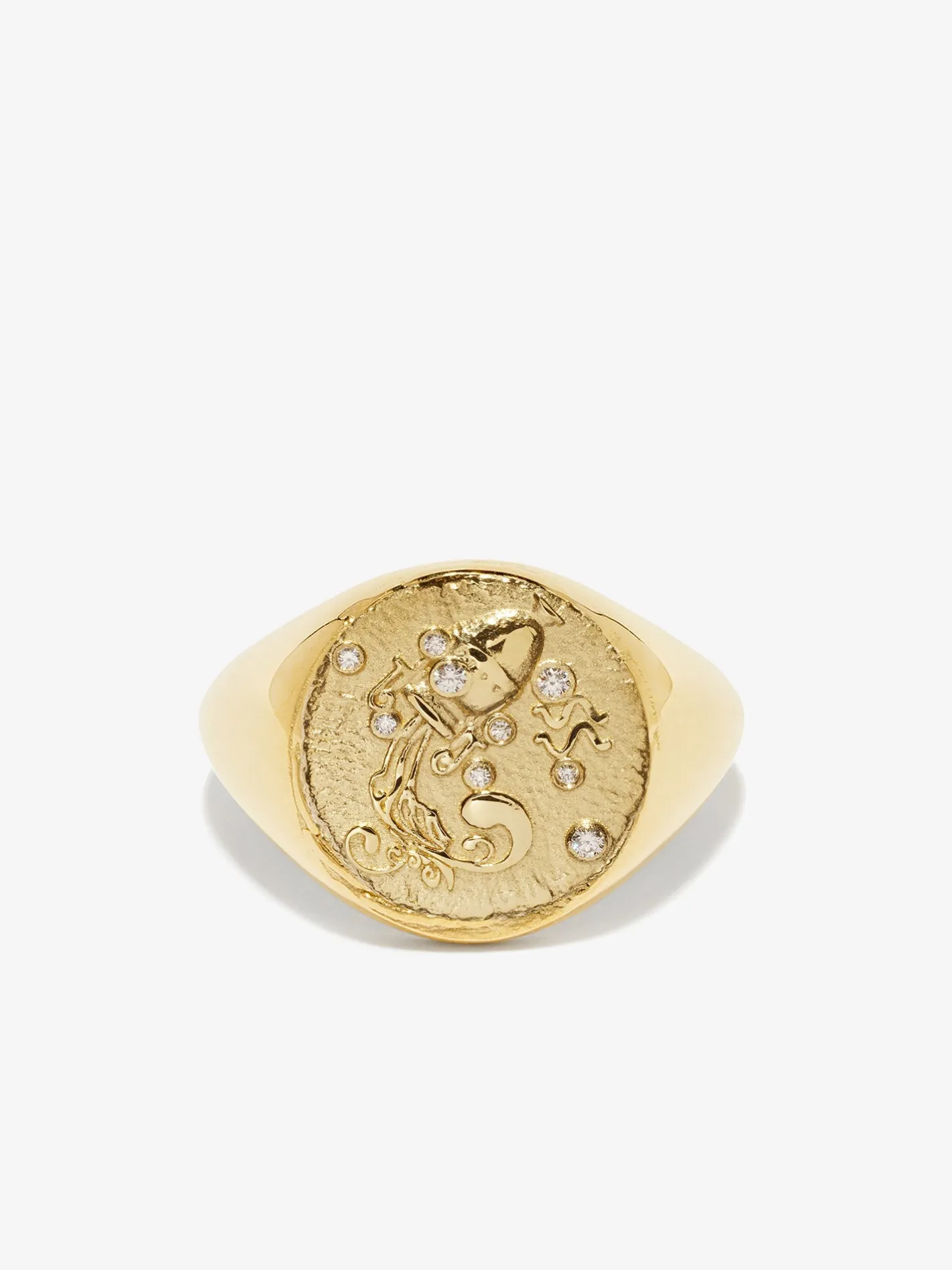 Aquarius Signet Ring<AZLEE Jewelry Best Sale