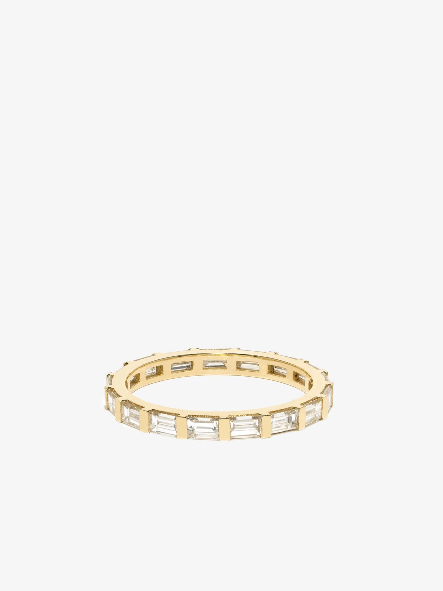 Baguette Eternity Band in Prongs<AZLEE Jewelry Fashion