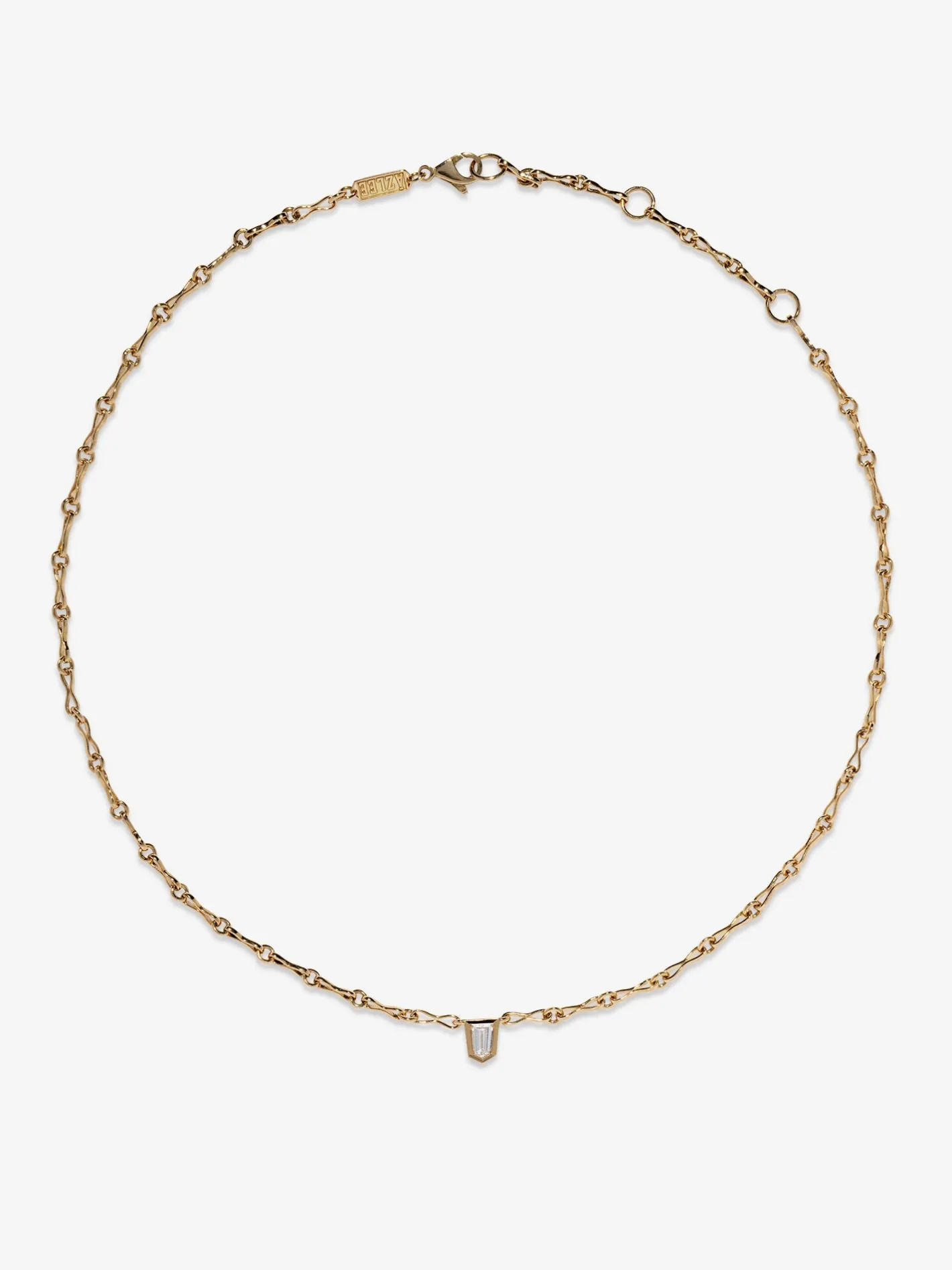 Bullet Diamond Motif Chain Necklace<AZLEE Jewelry Cheap