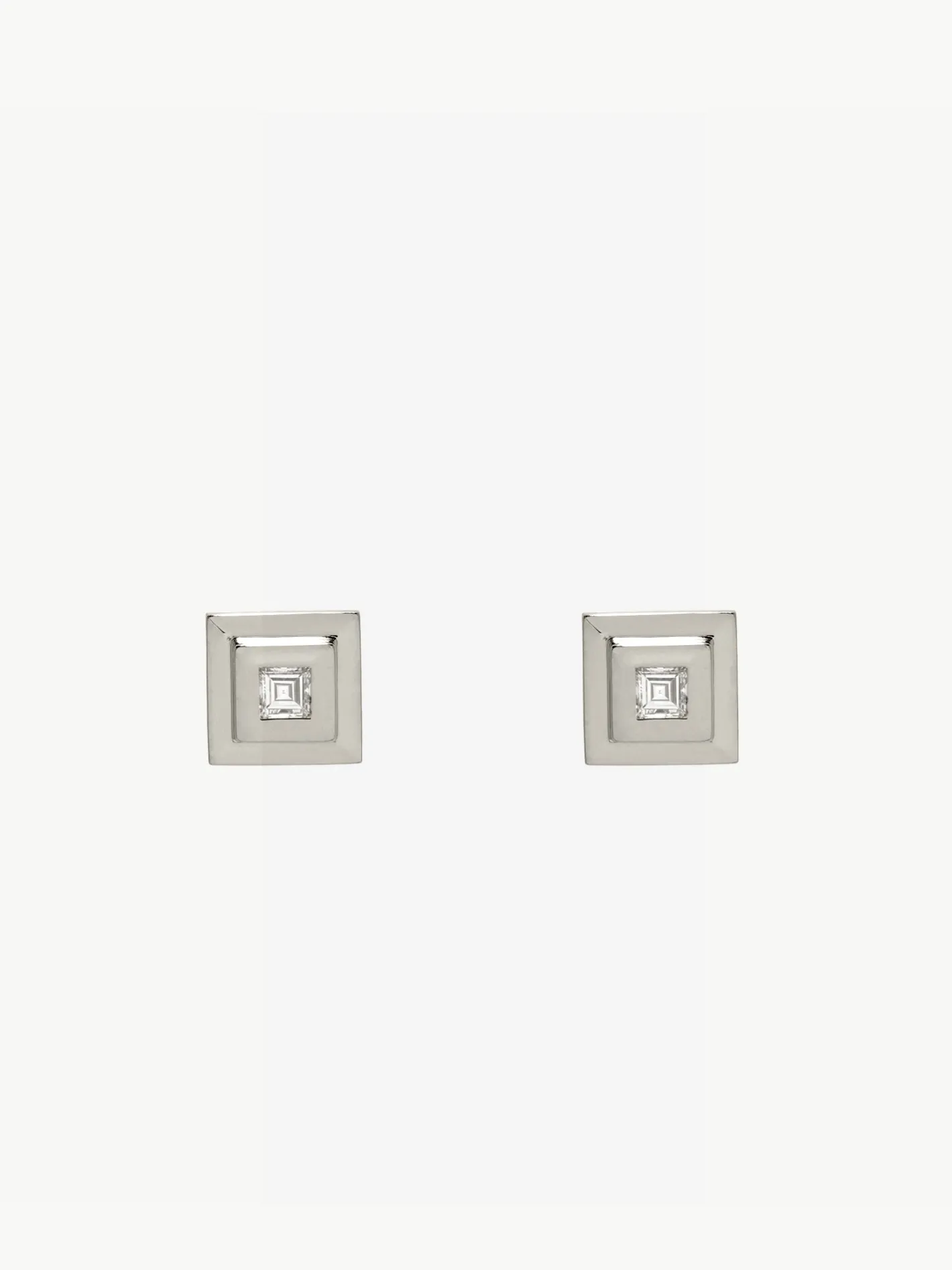 Carre Diamond Staircase Studs<AZLEE Jewelry Hot