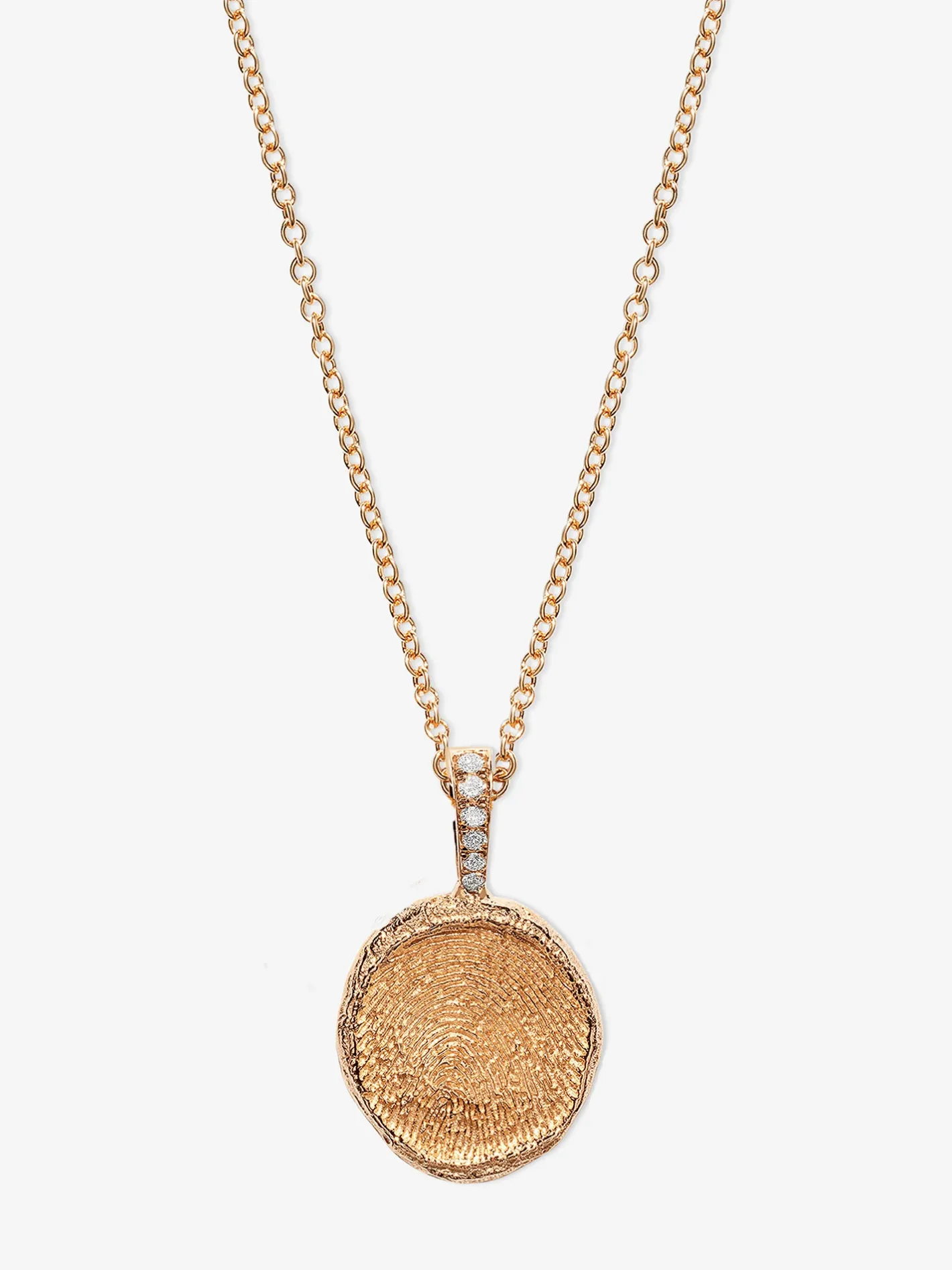 Custom Fingerprint Coin Rose Gold<AZLEE Jewelry Cheap