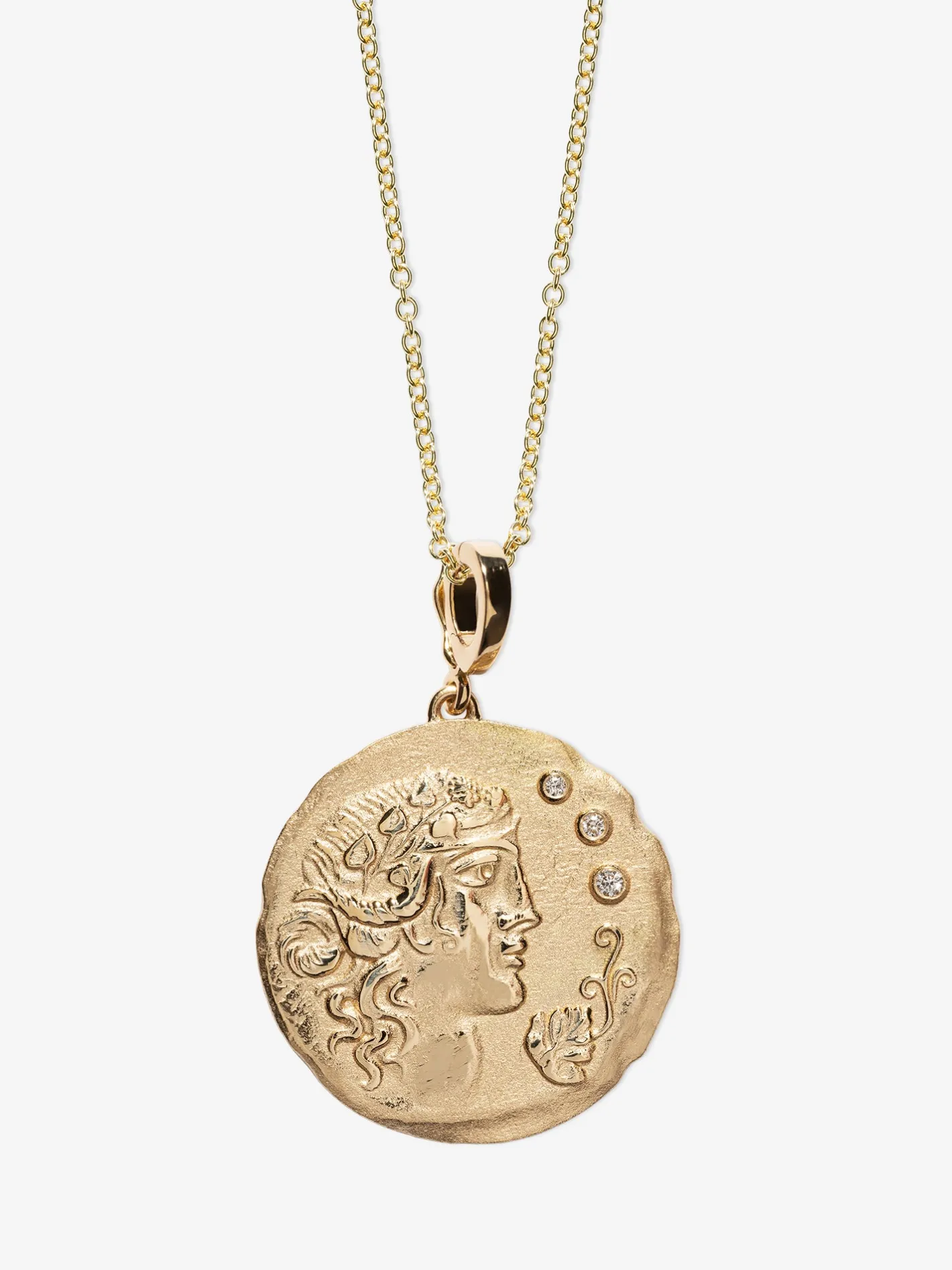 Dionysus Large Coin<AZLEE Jewelry Discount