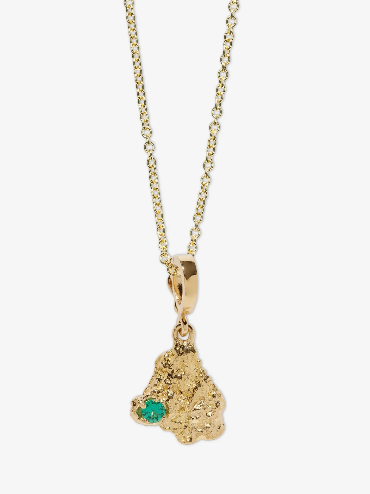 Emerald Scattered Small Gold Nugget Charm<AZLEE Jewelry Hot