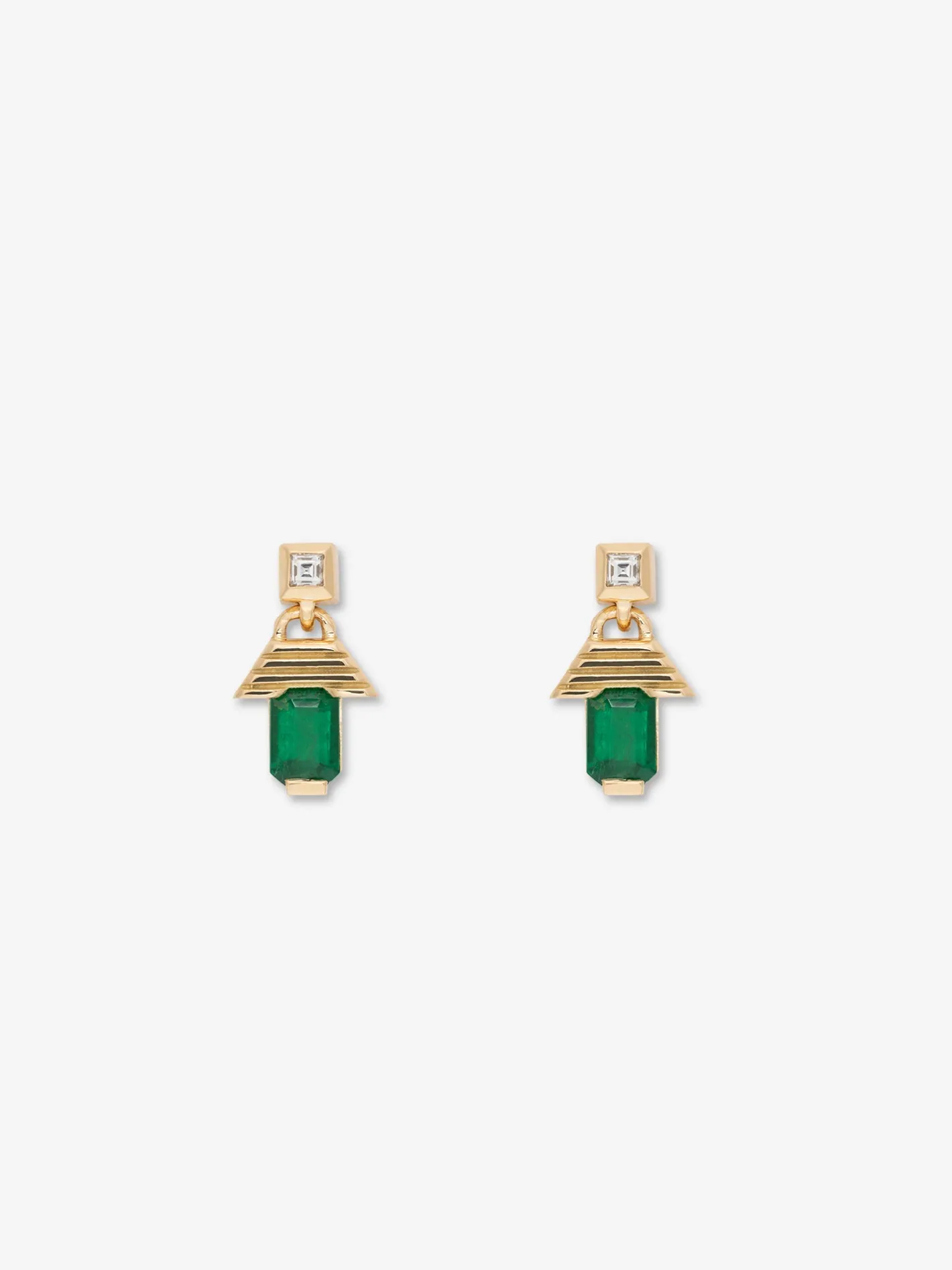 Escalier Large Emerald Drops<AZLEE Jewelry Clearance
