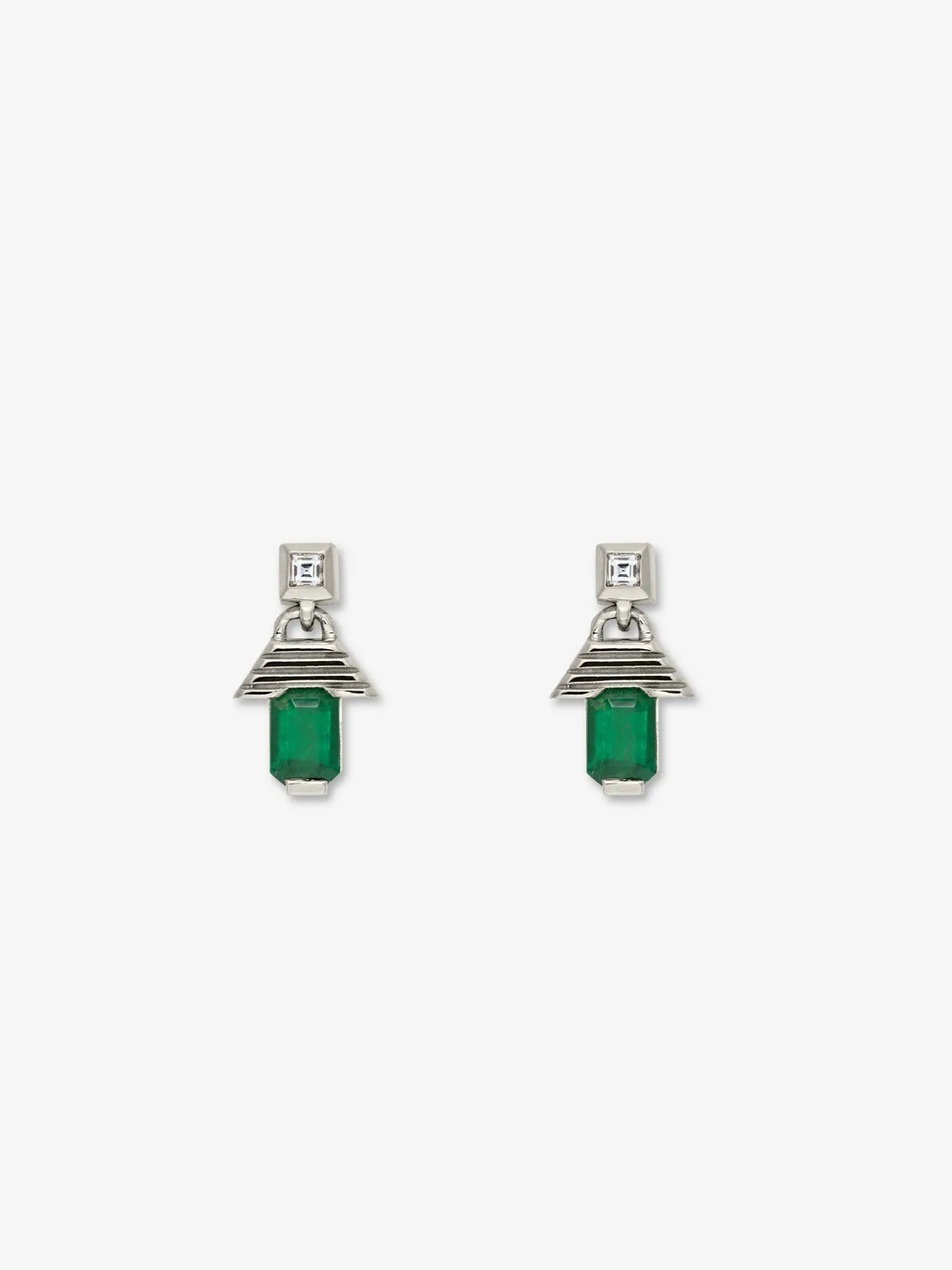 Escalier Large Emerald Drops<AZLEE Jewelry Clearance