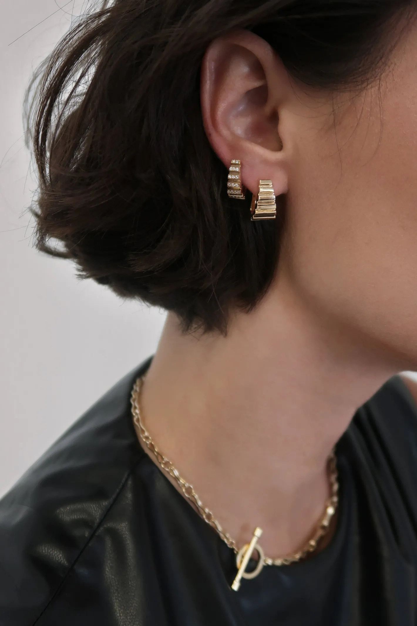 Escalier Large Hoop<AZLEE Jewelry Discount