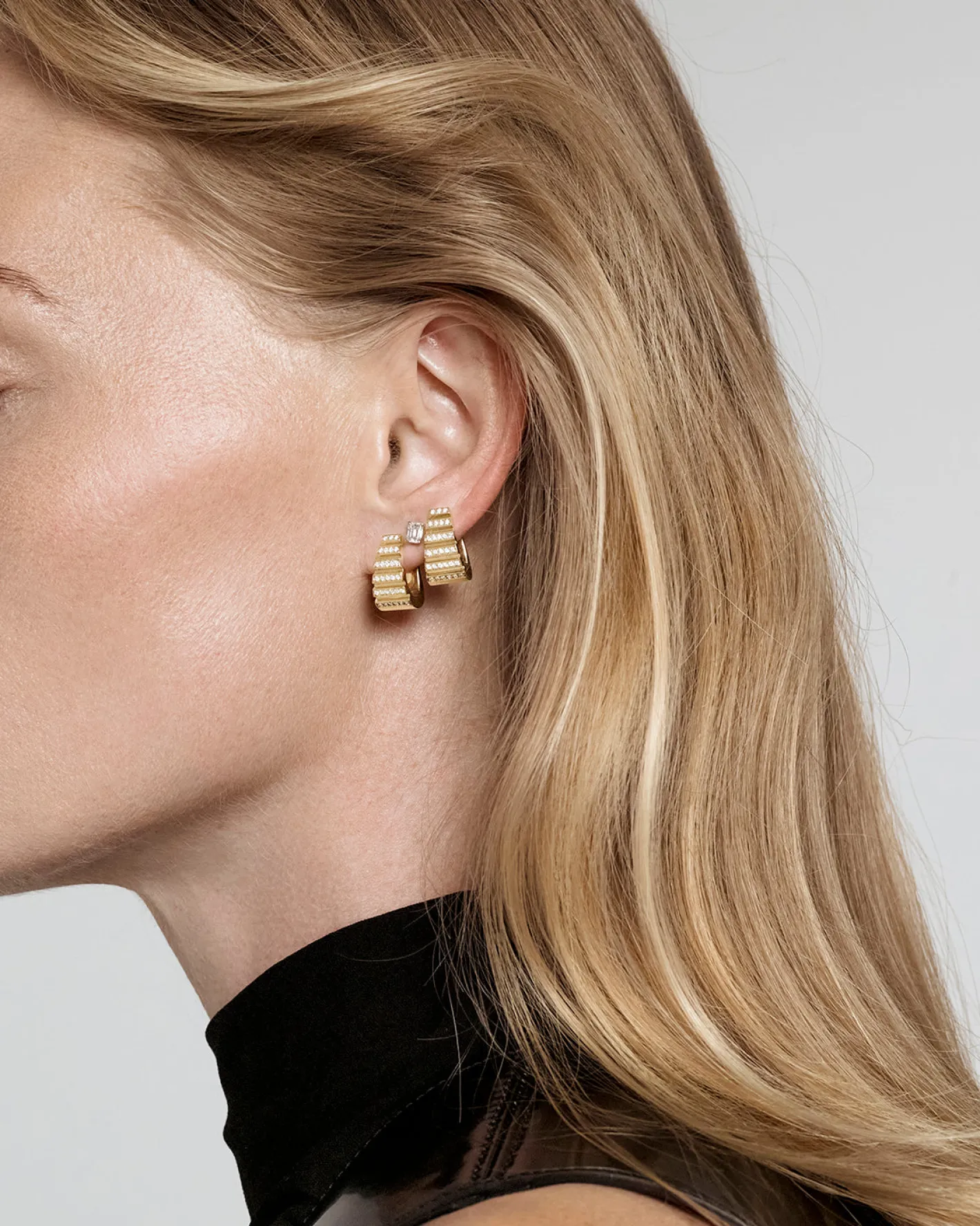 Escalier Small Hoop<AZLEE Jewelry Discount