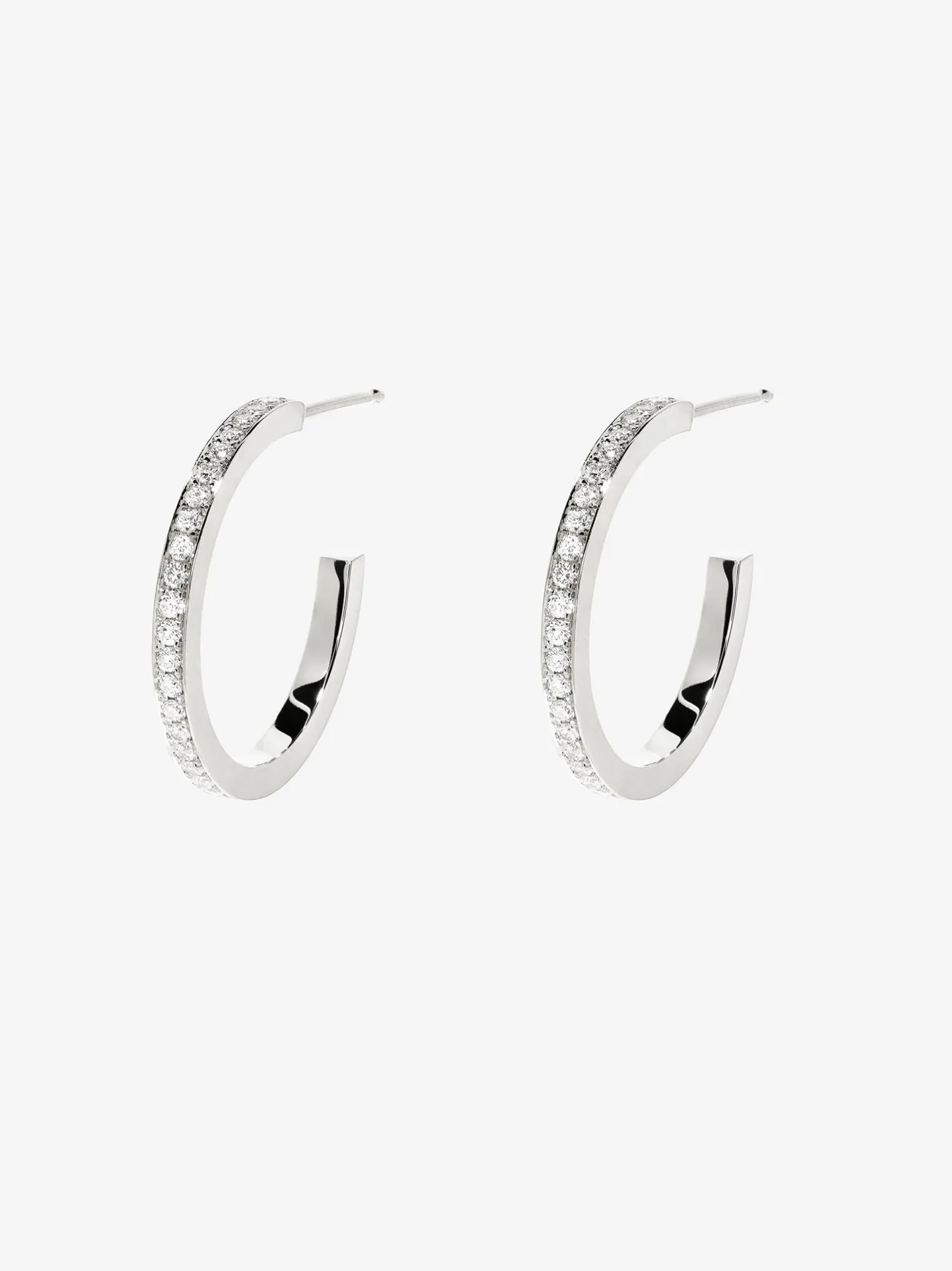 Front Diamond Hoops<AZLEE Jewelry Flash Sale