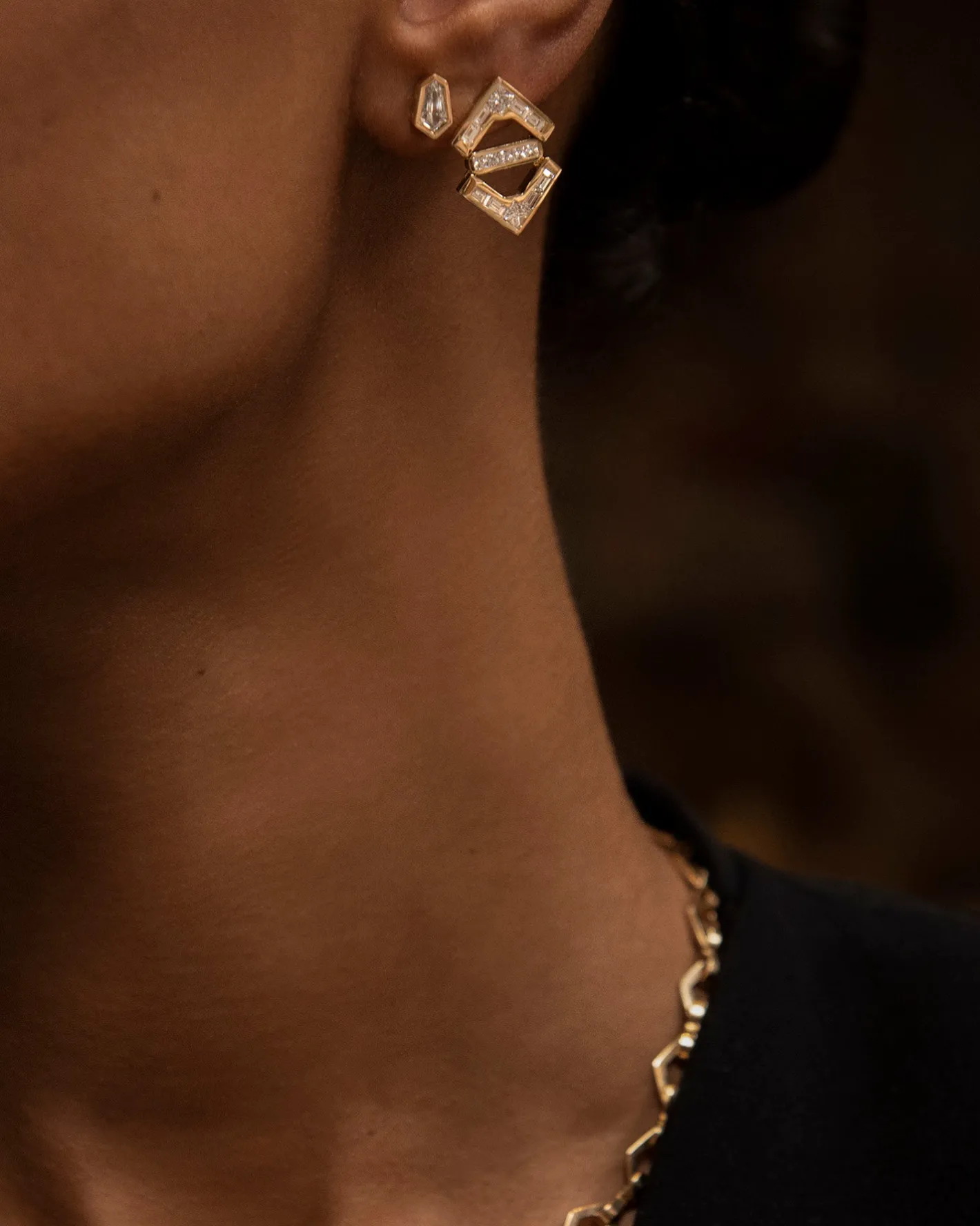 Glow Diamond Earrings<AZLEE Jewelry Online