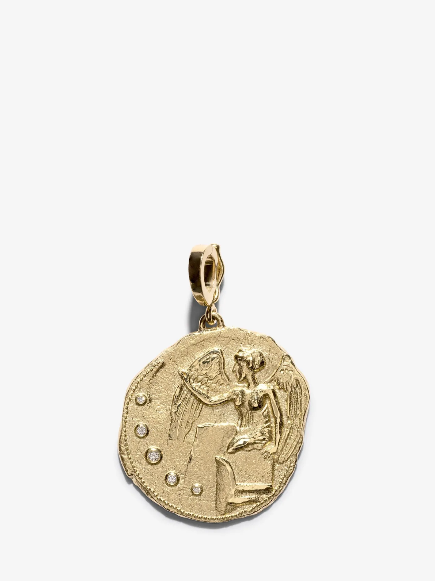 Goddess of Victory Large Coin Charm<AZLEE Jewelry Store