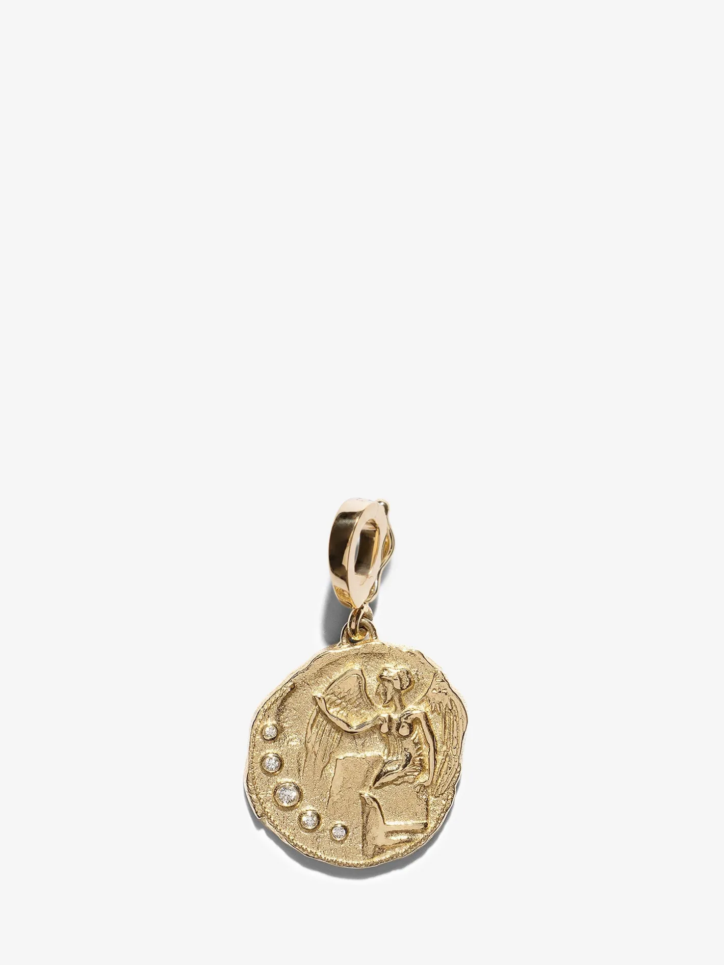 Goddess of Victory Small Coin Charm<AZLEE Jewelry Shop