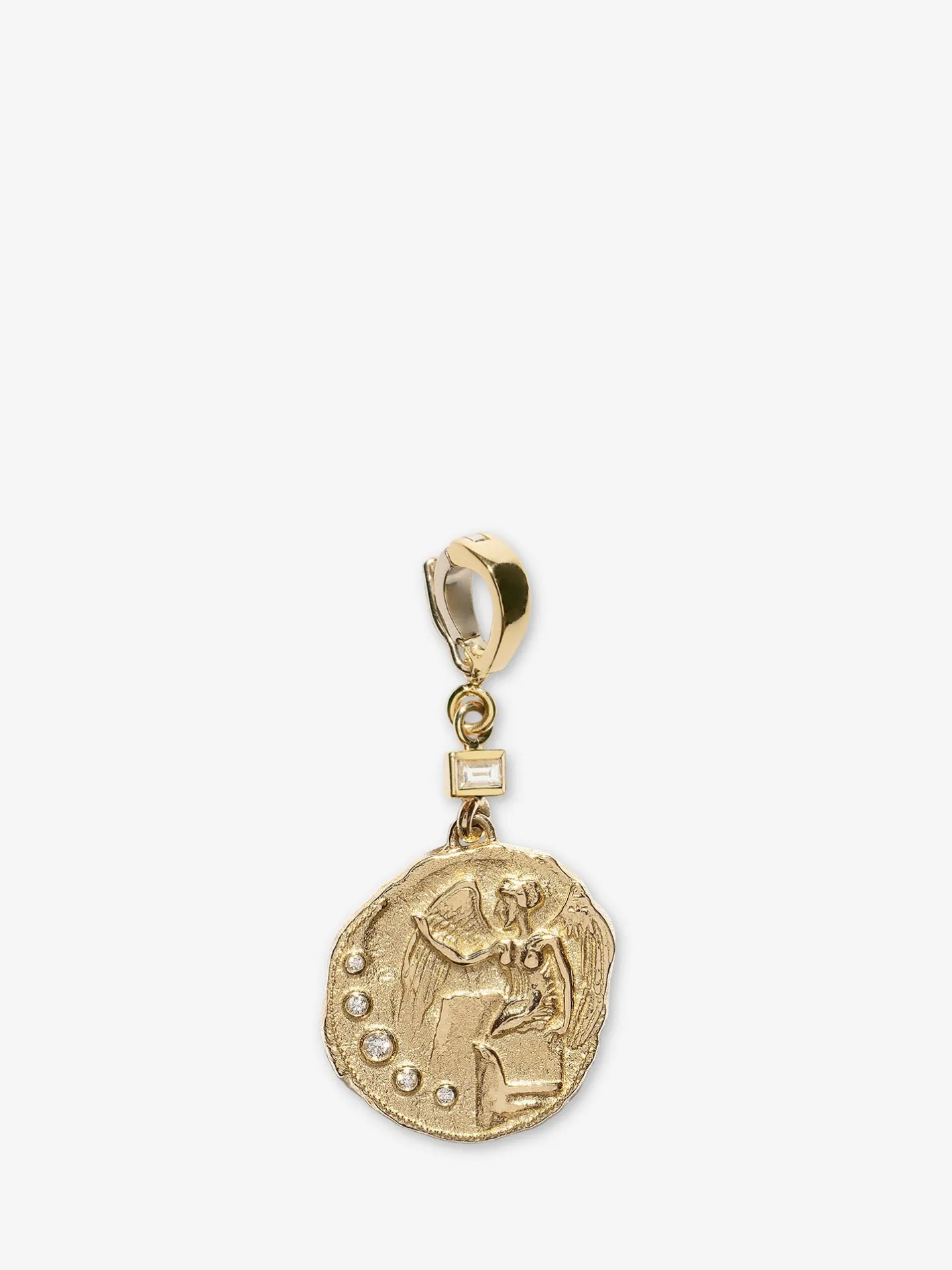 Goddess of Victory Small Coin Charm<AZLEE Jewelry Shop