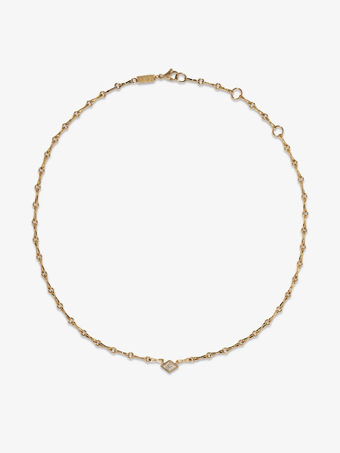 Lozenge Diamond Motif Chain Necklace<AZLEE Jewelry Cheap