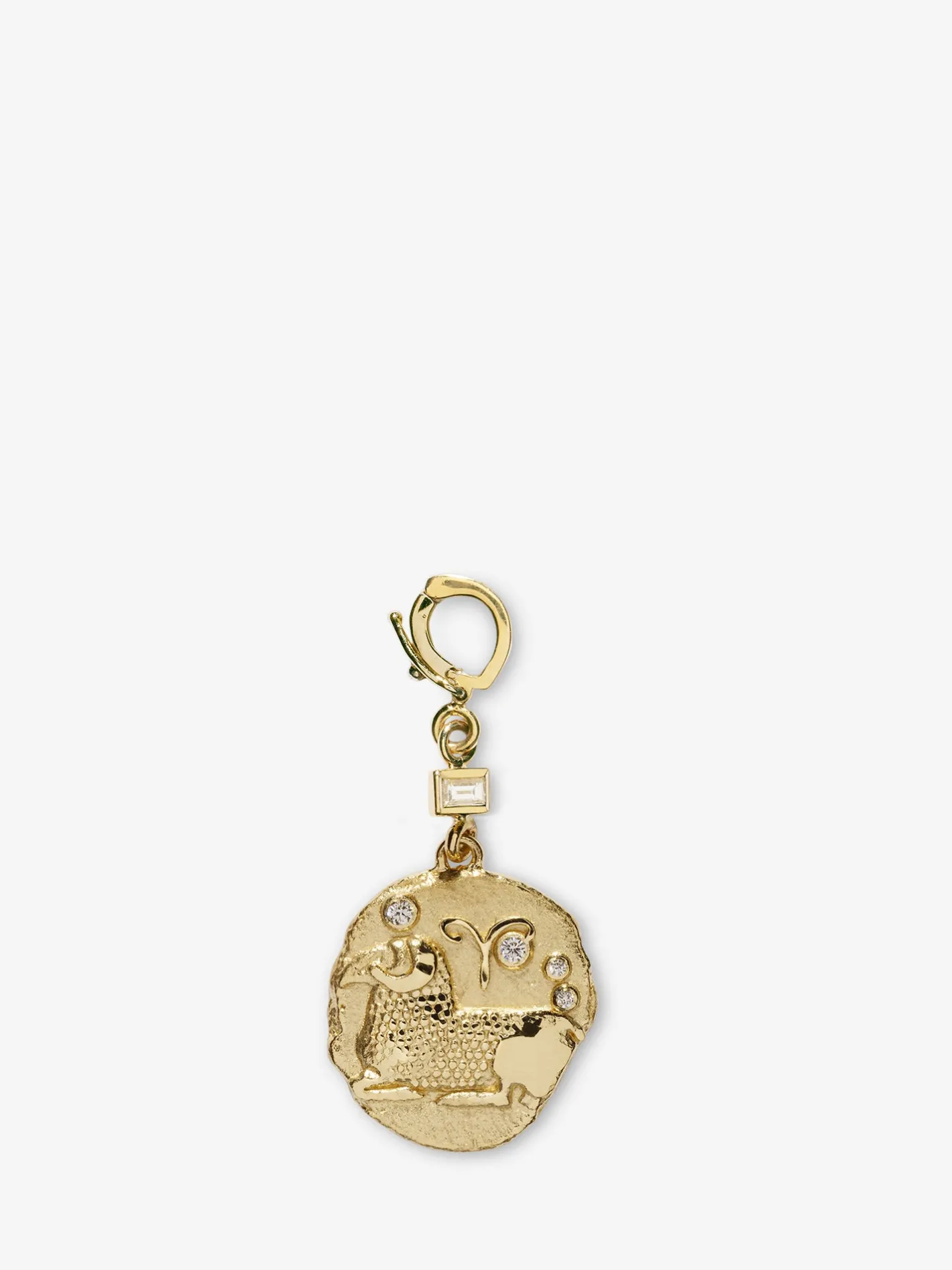 Of The Stars Aries Small Coin Charm<AZLEE Jewelry Best