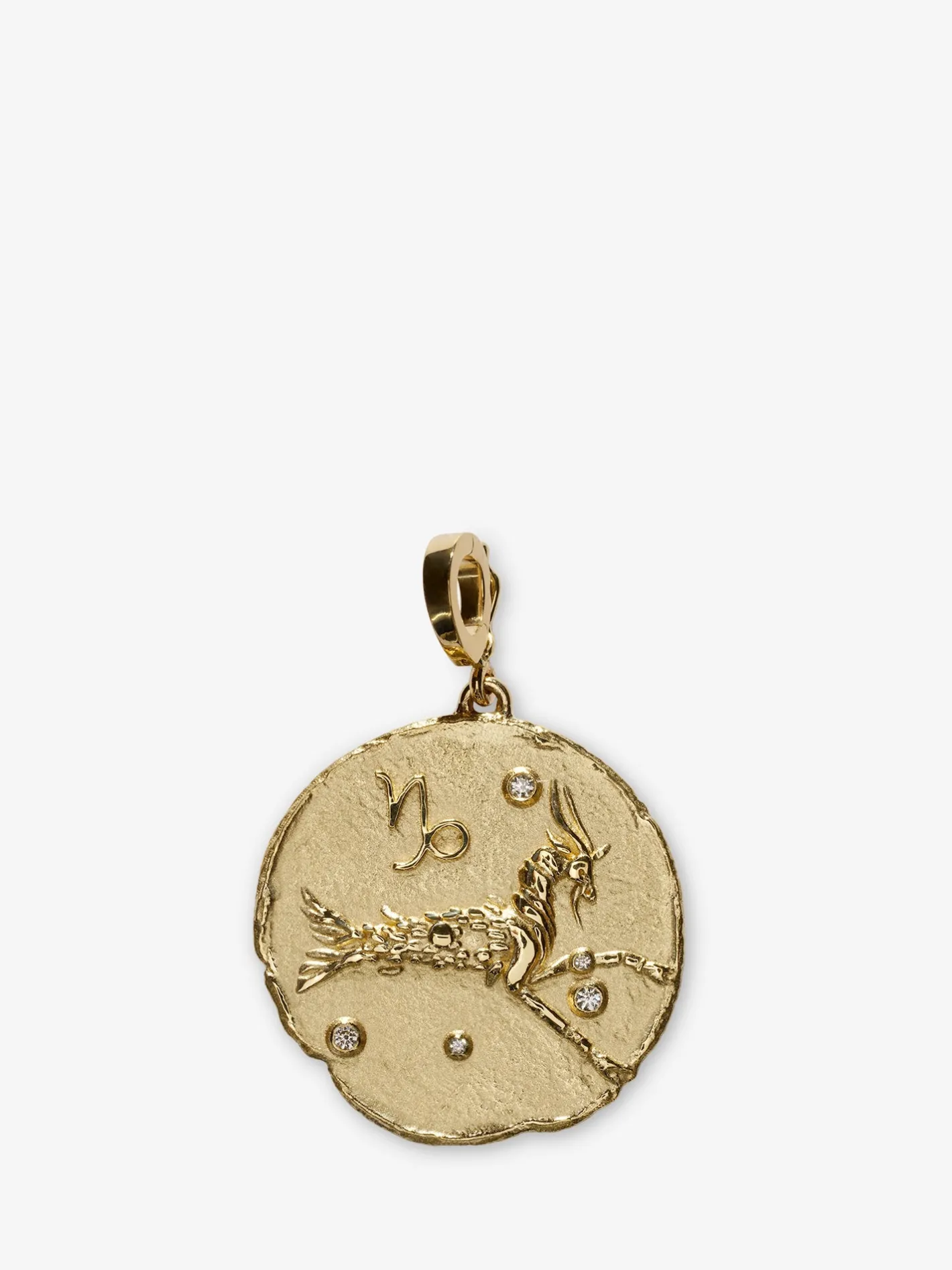 Of The Stars Capricorn Large Coin Charm<AZLEE Jewelry Cheap