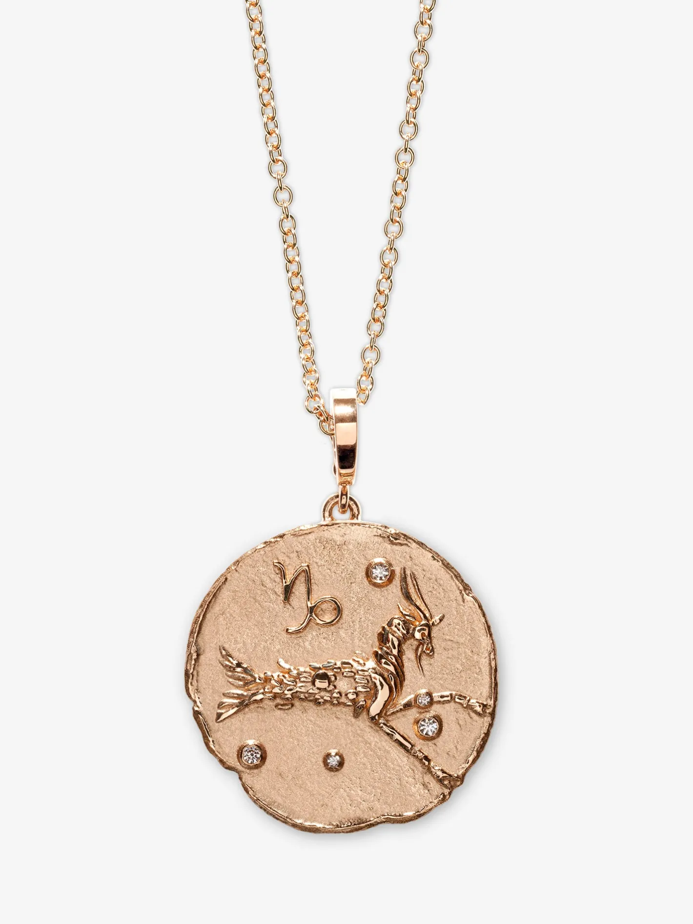 Of The Stars Capricorn Large Coin Charm<AZLEE Jewelry Cheap