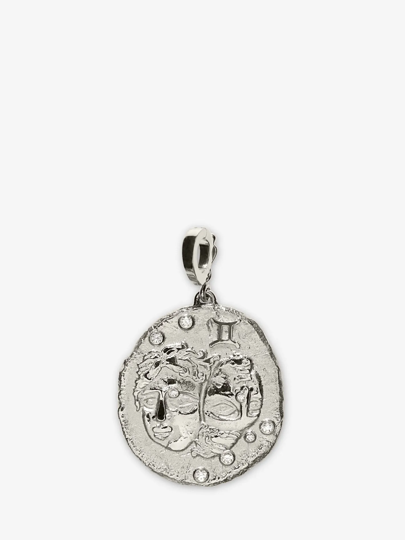 Of The Stars Gemini Large Coin Charm<AZLEE Jewelry Flash Sale