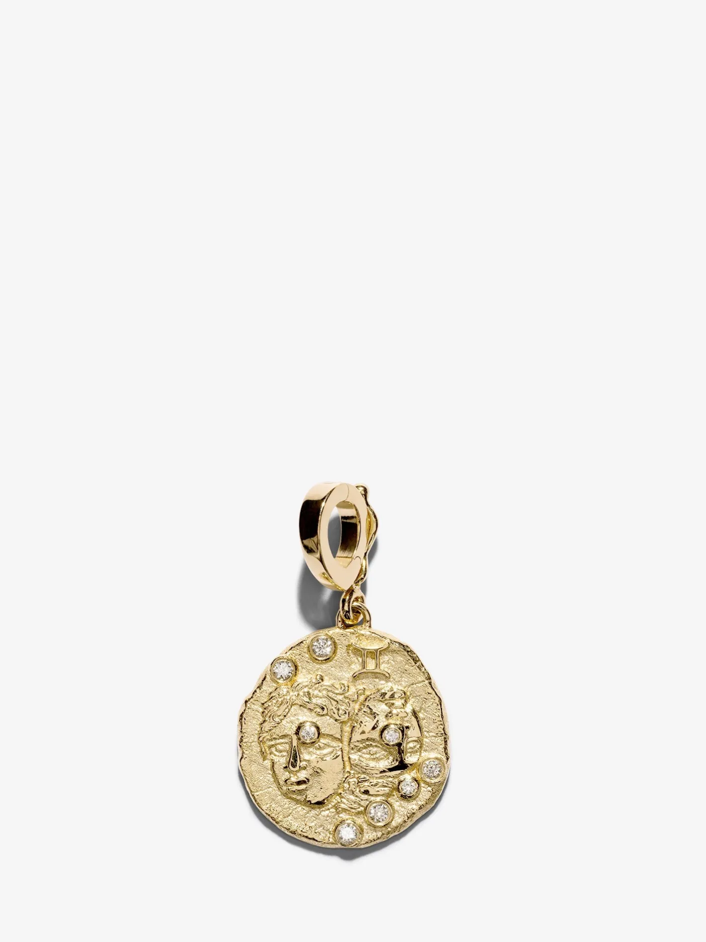 Of The Stars Gemini Small Coin Charm<AZLEE Jewelry Clearance