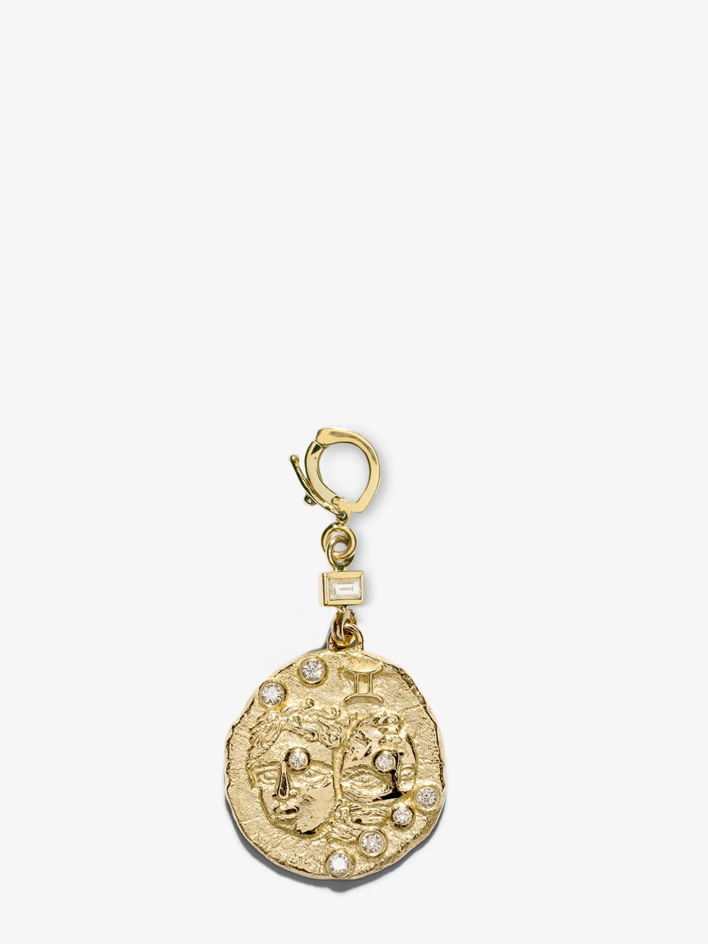 Of The Stars Gemini Small Coin Charm<AZLEE Jewelry Clearance