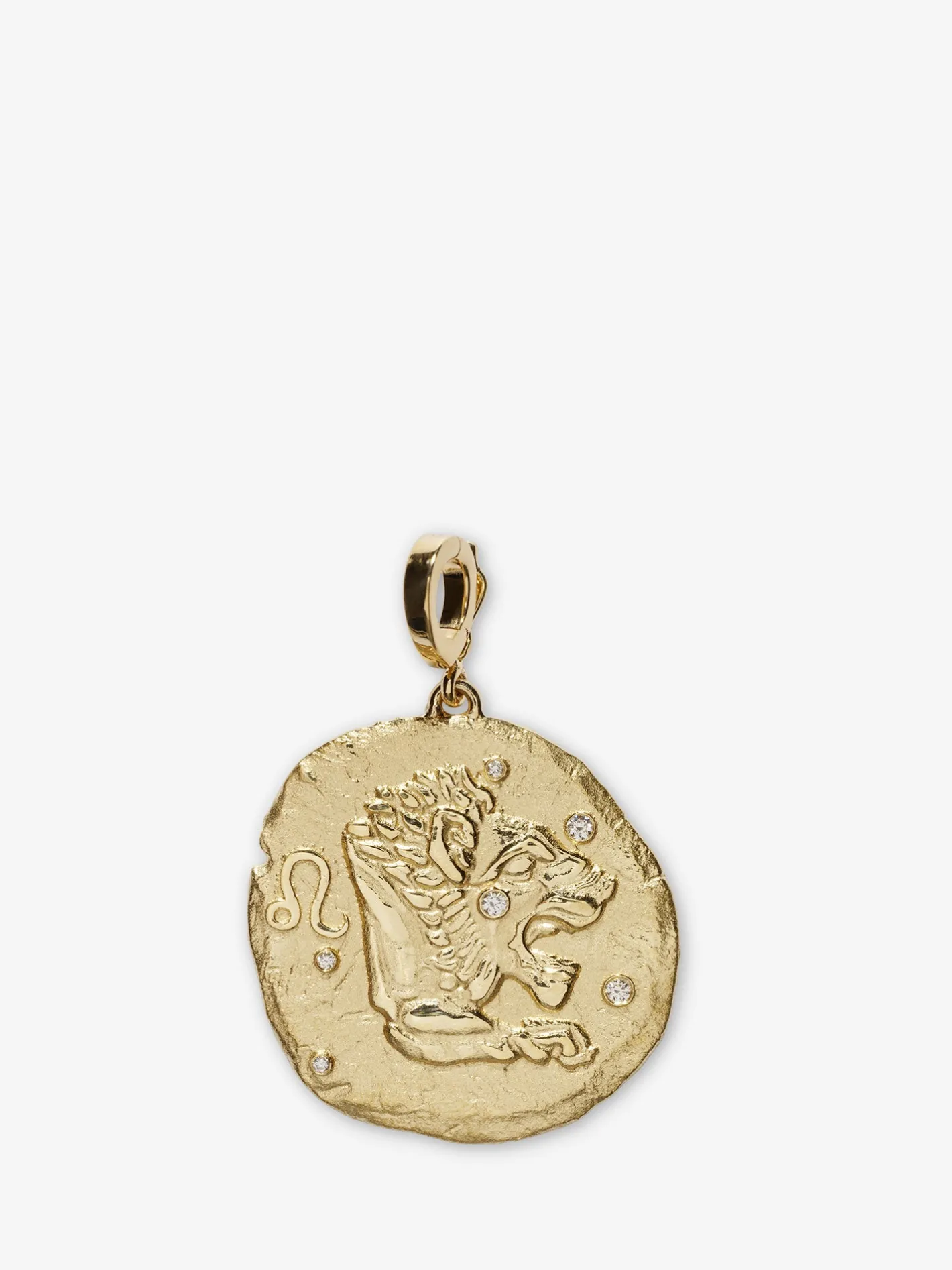 Of The Stars Leo Large Coin Charm<AZLEE Jewelry Best Sale