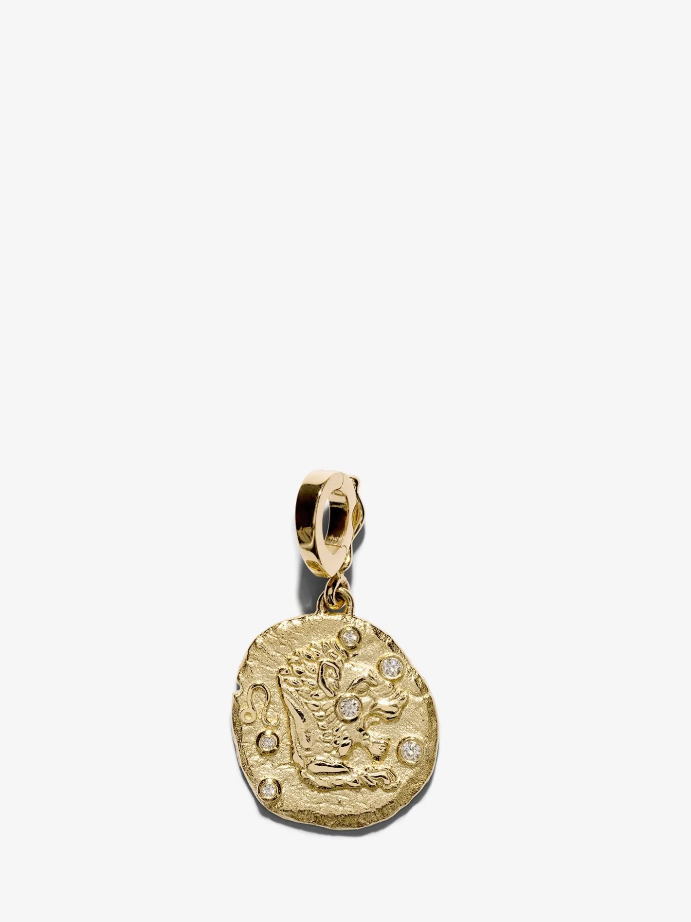 Of The Stars Leo Small Coin Charm<AZLEE Jewelry Cheap