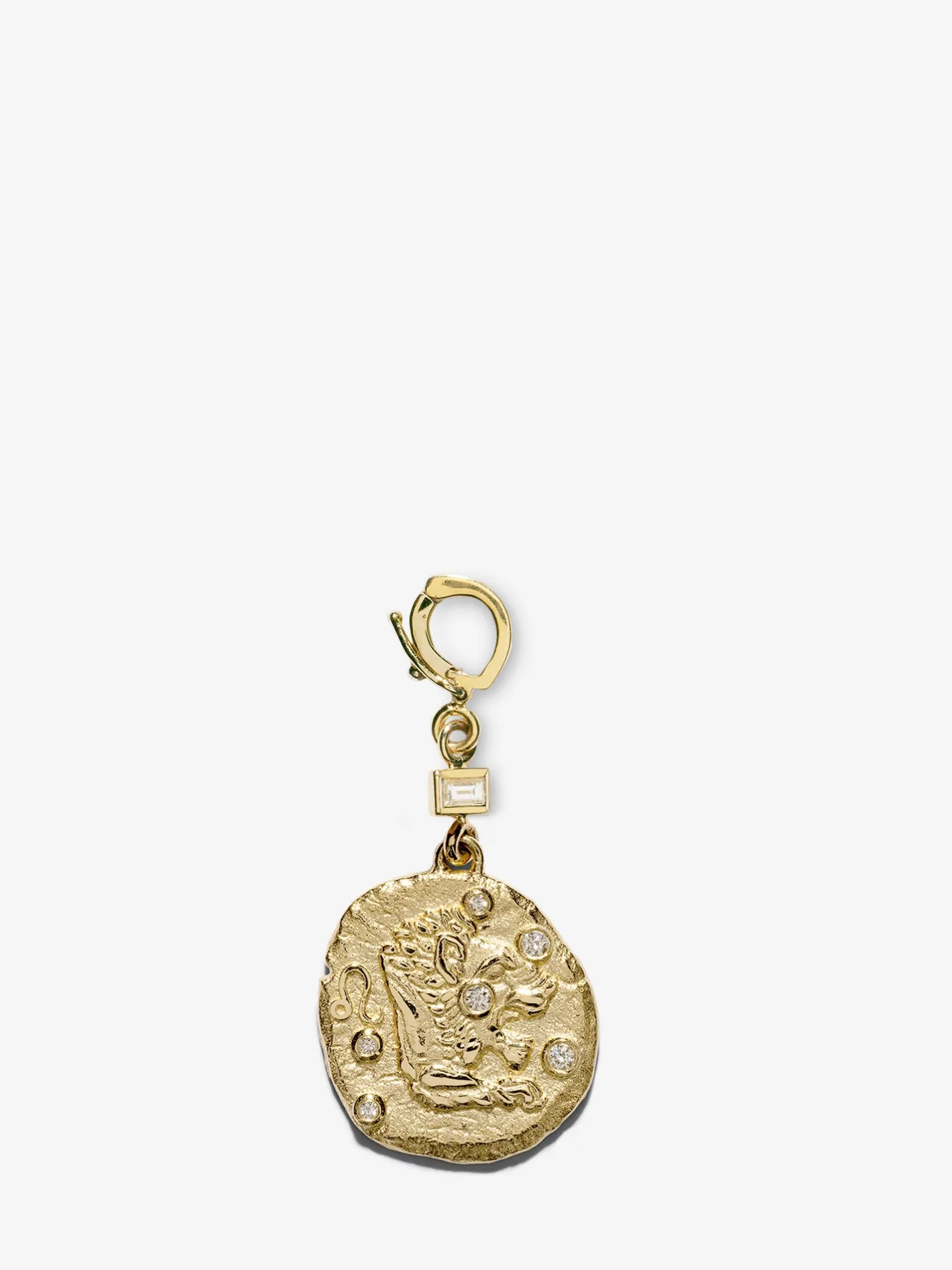 Of The Stars Leo Small Coin Charm<AZLEE Jewelry Cheap