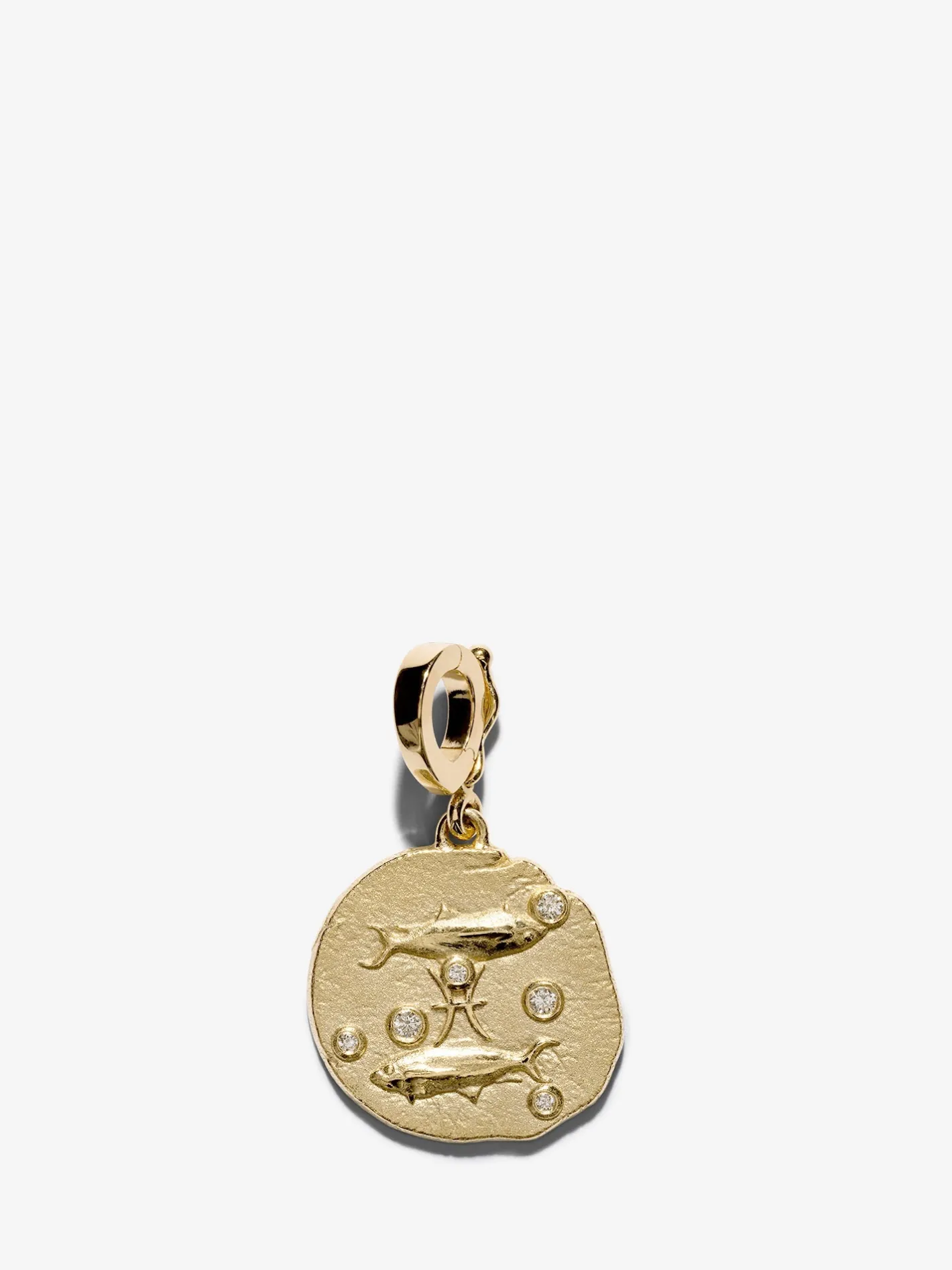 Of The Stars Pisces Small Coin Charm<AZLEE Jewelry Best