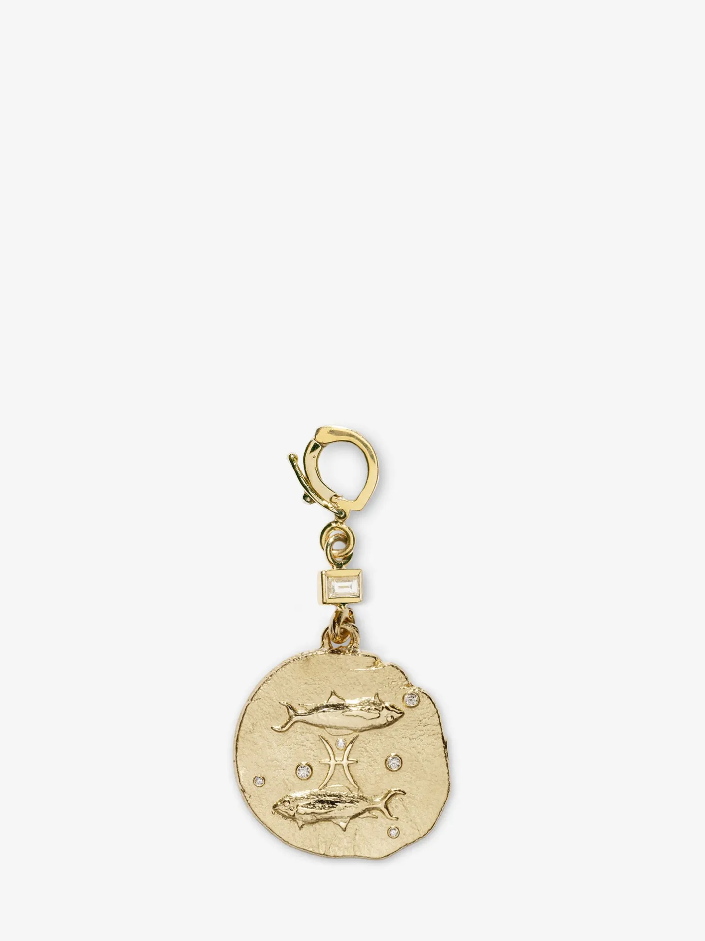 Of The Stars Pisces Small Coin Charm<AZLEE Jewelry Best