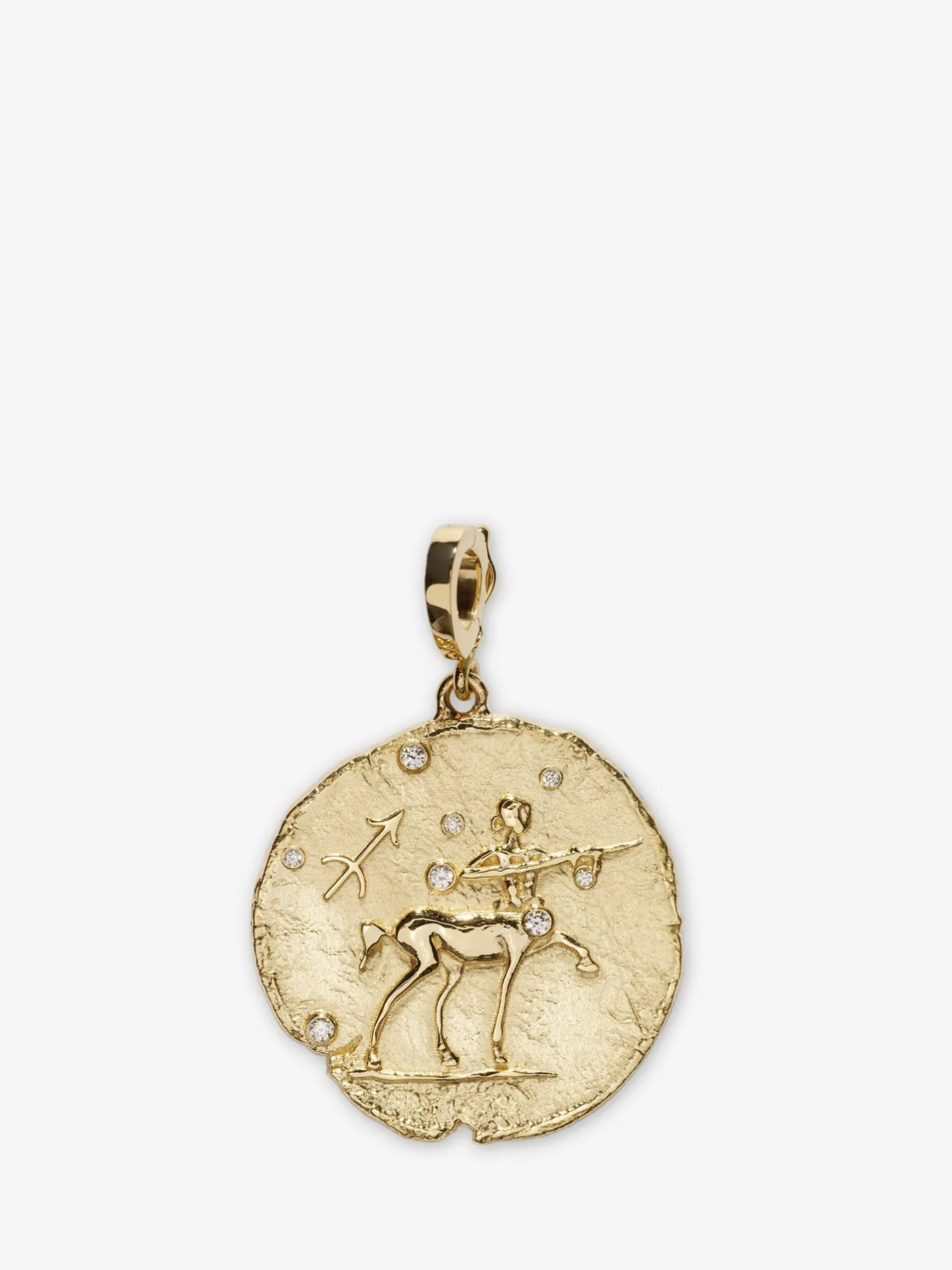 Of The Stars Sagittarius Large Coin Charm<AZLEE Jewelry Fashion