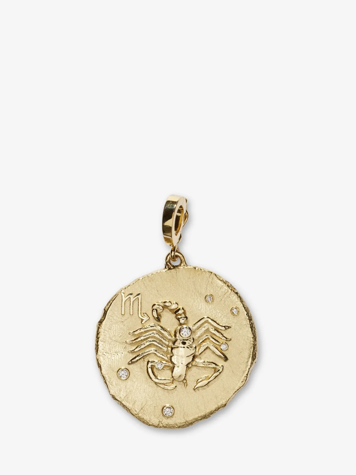 Of The Stars Scorpio Large Coin Charm<AZLEE Jewelry New