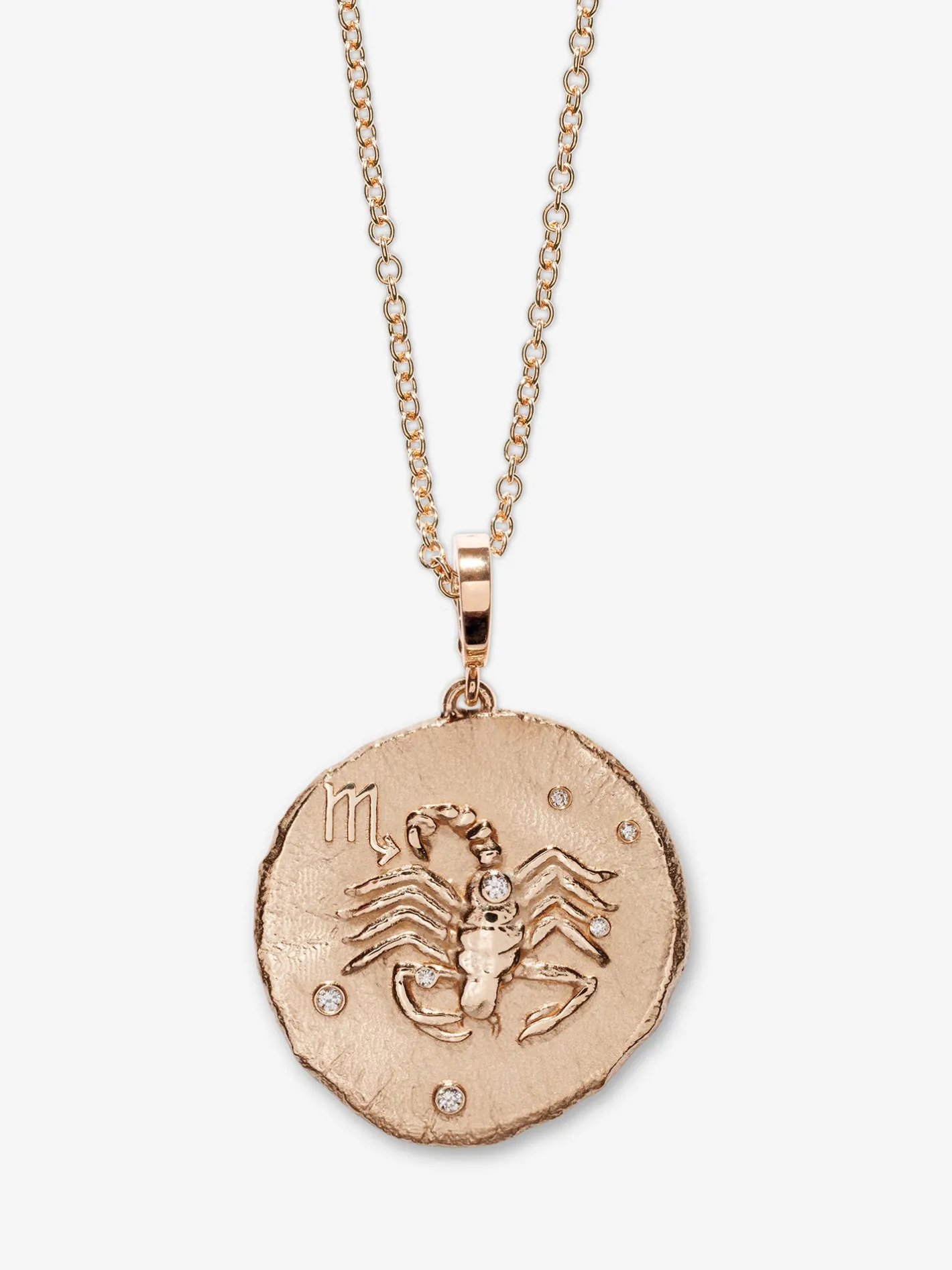 Of The Stars Scorpio Large Coin Charm<AZLEE Jewelry New