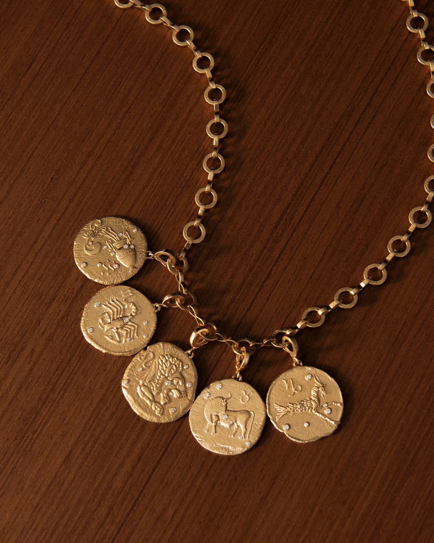 Of The Stars Scorpio Large Coin Charm<AZLEE Jewelry New