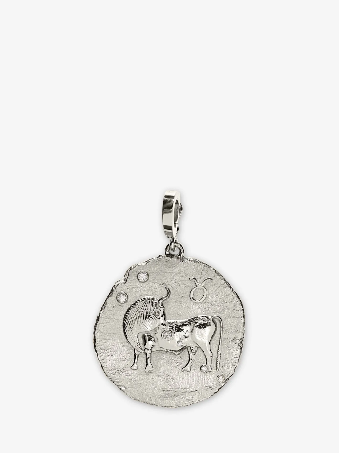 Of The Stars Taurus Large Coin Charm<AZLEE Jewelry Sale