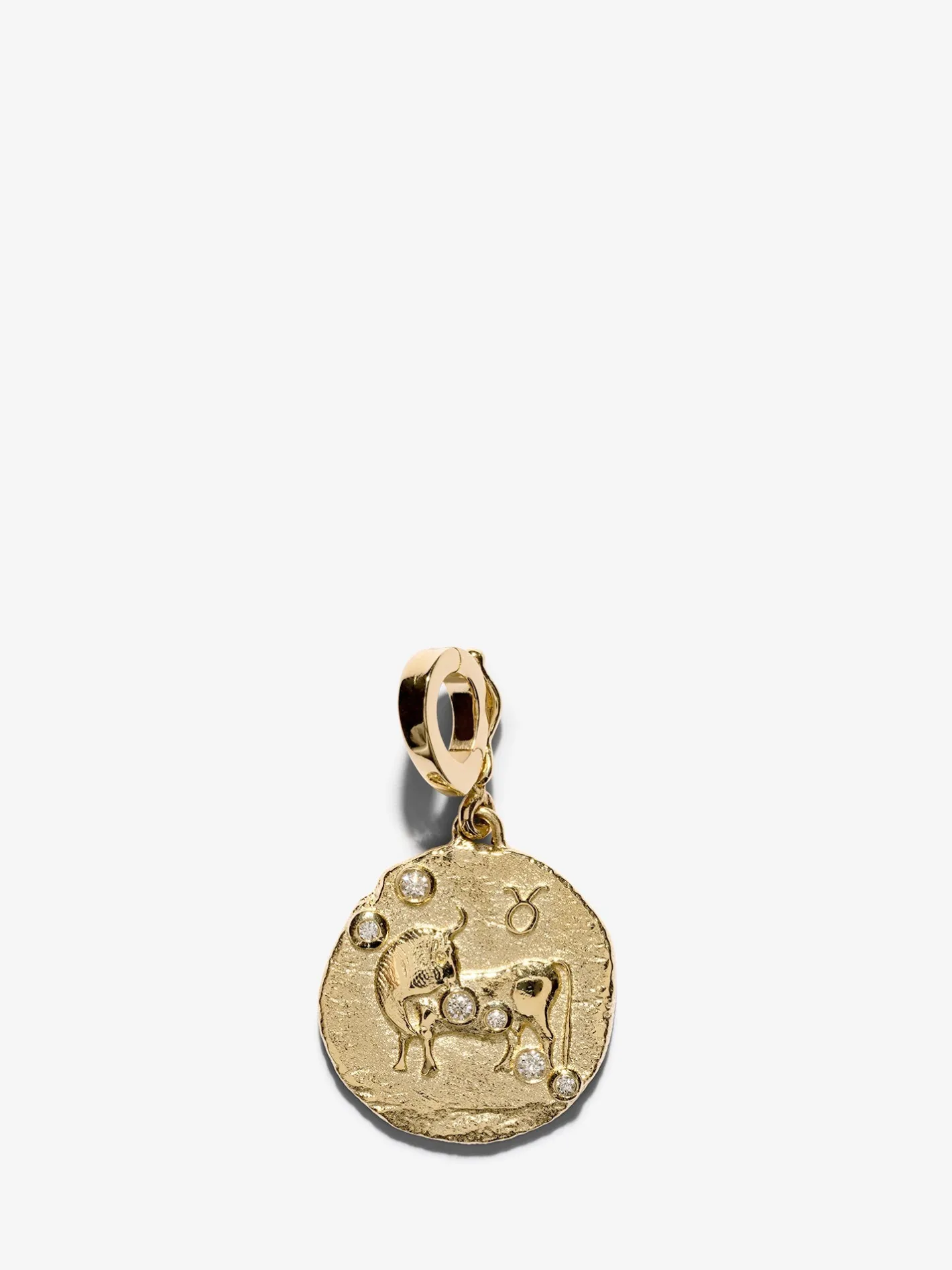 Of The Stars Taurus Small Coin Charm<AZLEE Jewelry Online