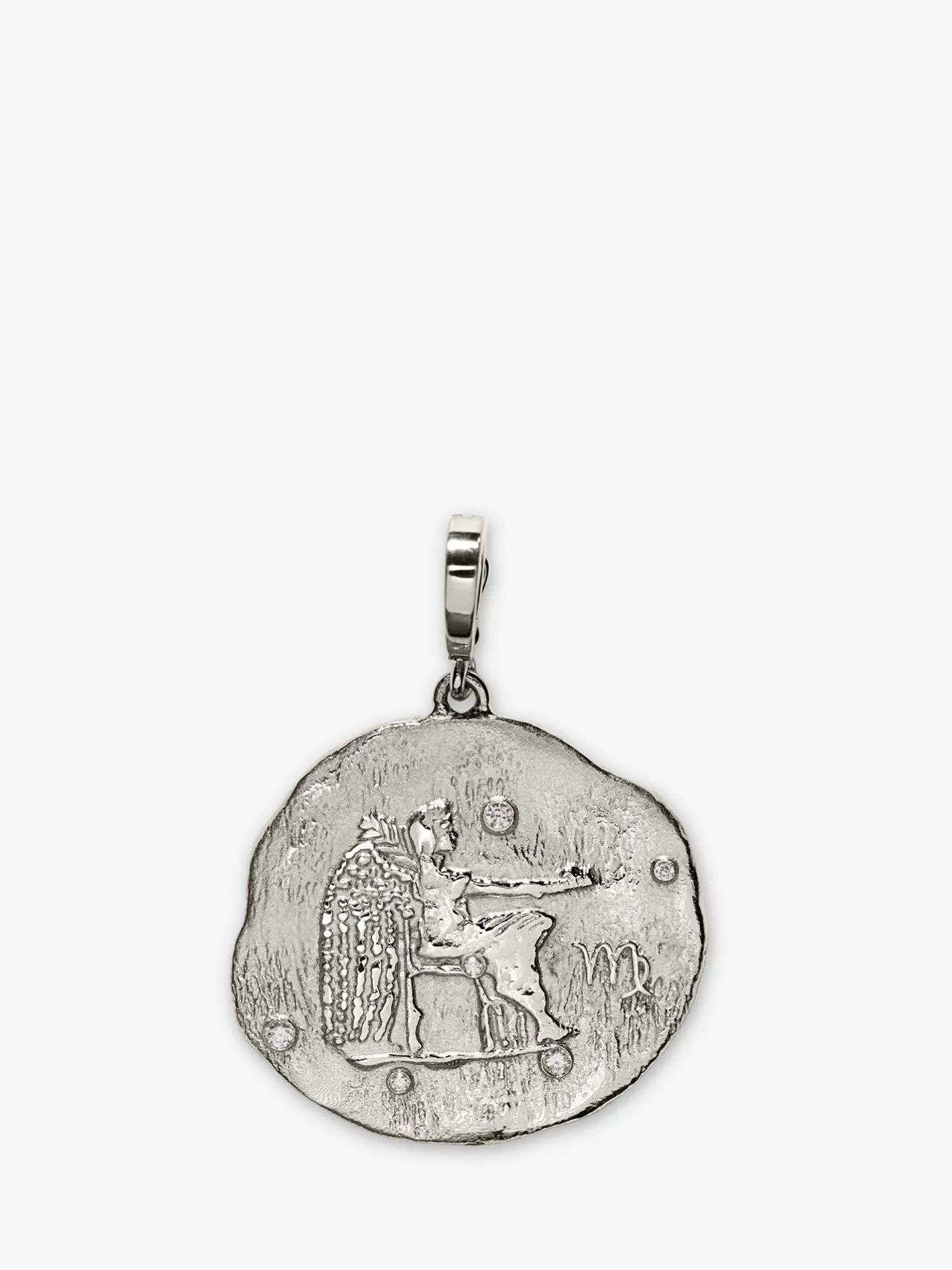 Of The Stars Virgo Large Coin Charm<AZLEE Jewelry Shop