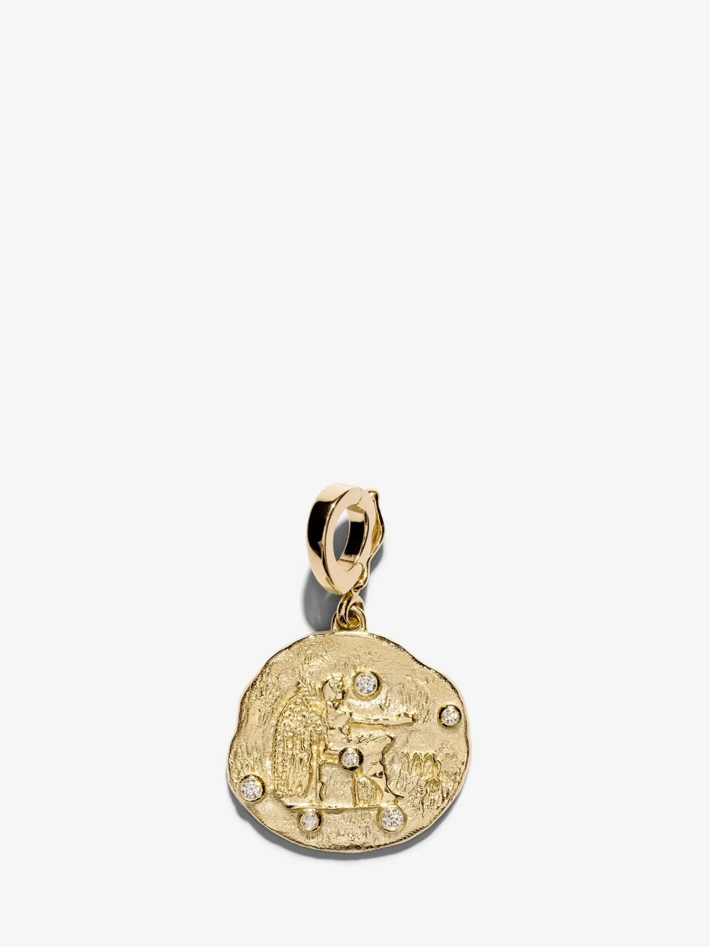 Of The Stars Virgo Small Coin Charm<AZLEE Jewelry Hot