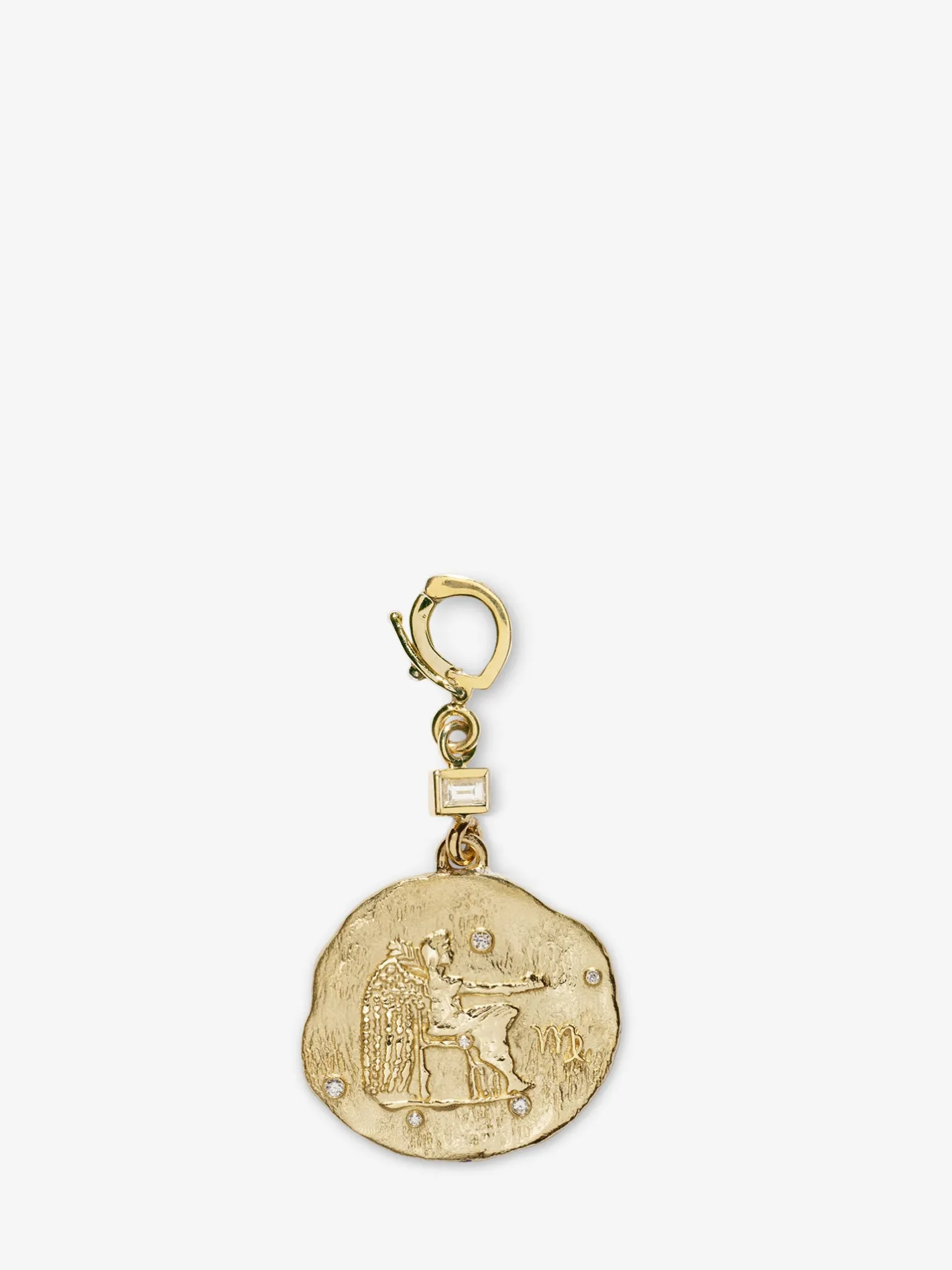 Of The Stars Virgo Small Coin Charm<AZLEE Jewelry Hot