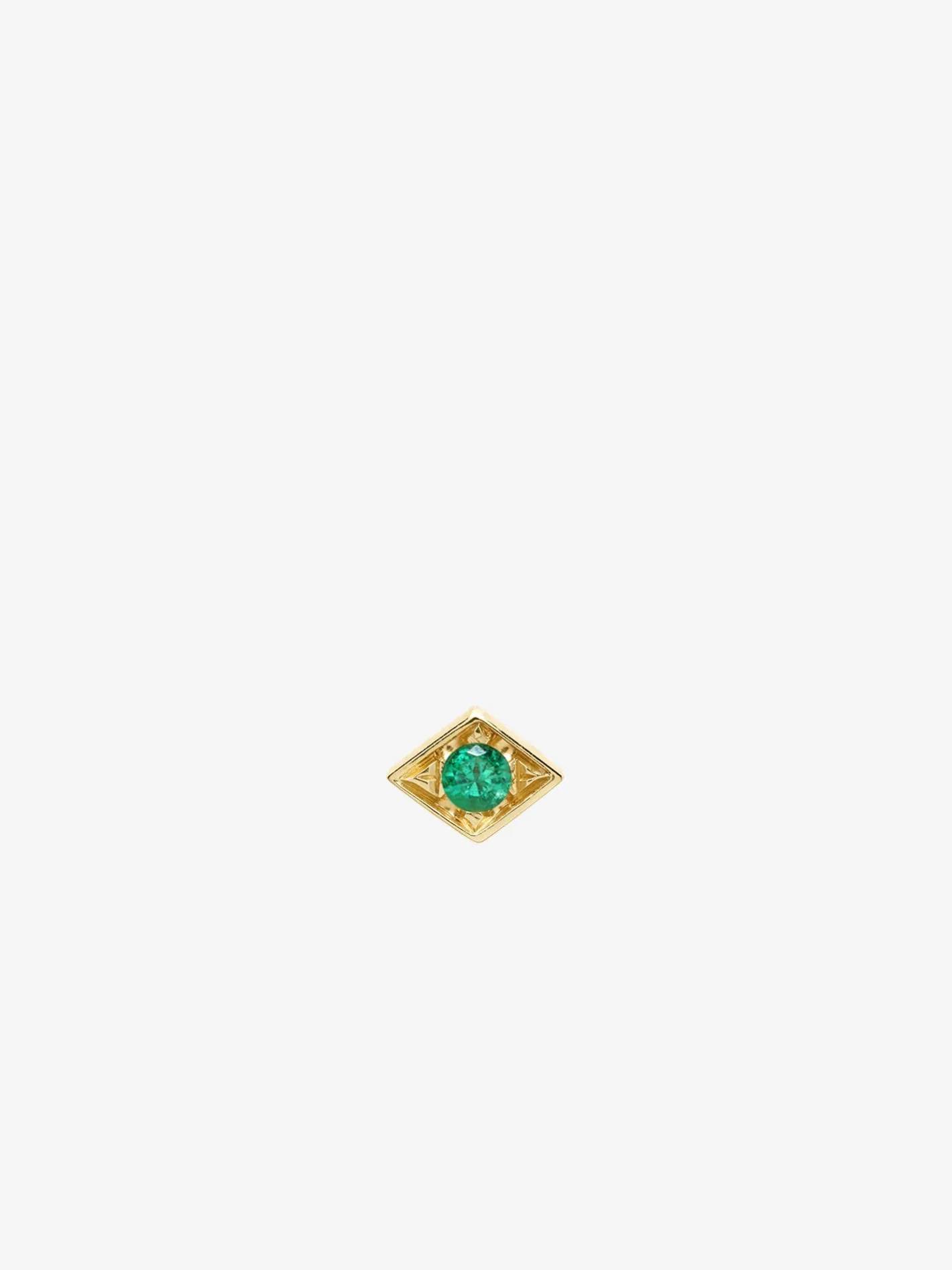 Petite Emerald Lone Burst Stud<AZLEE Jewelry New