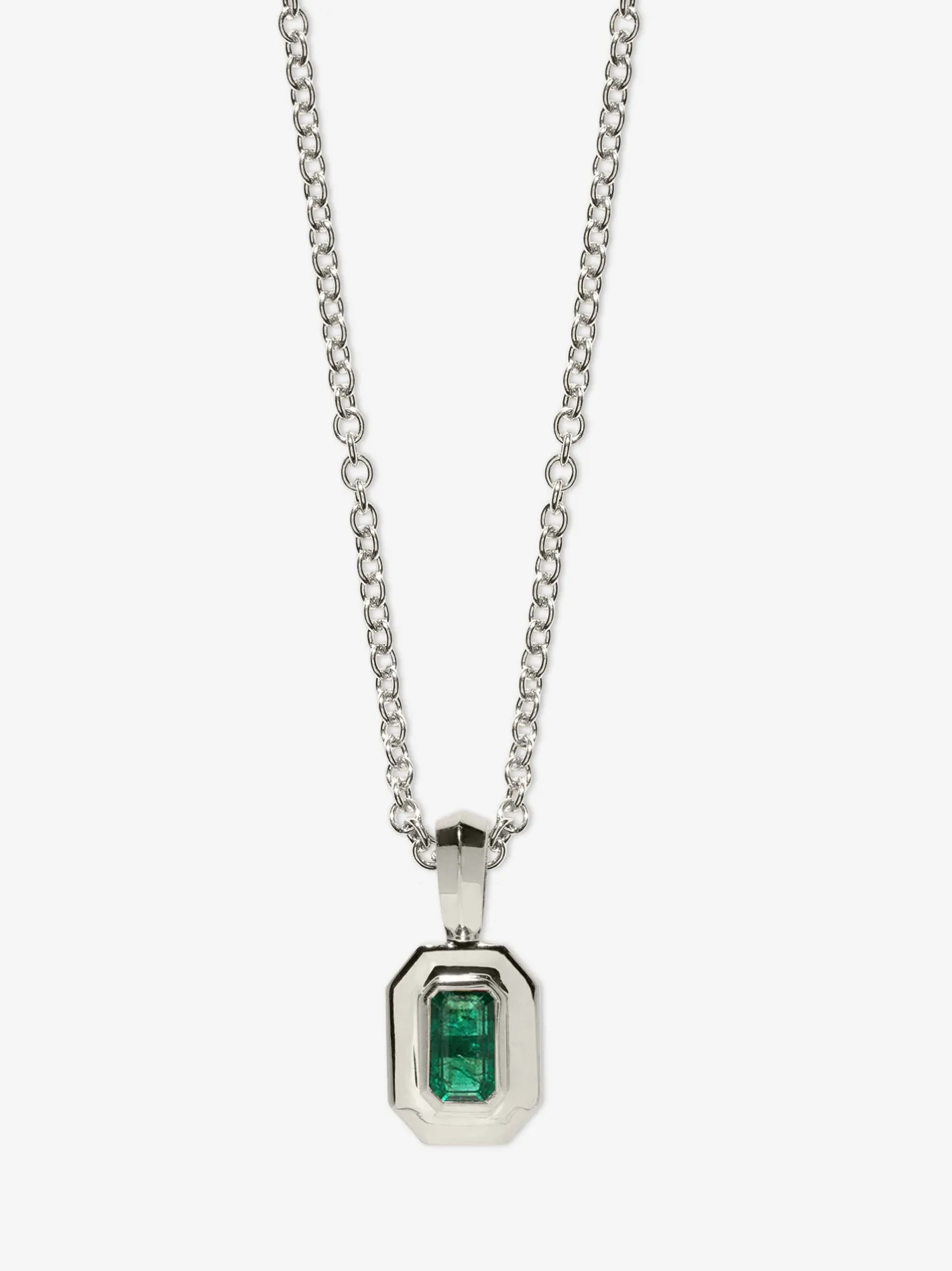 Petite Emerald Staircase Necklace<AZLEE Jewelry Outlet