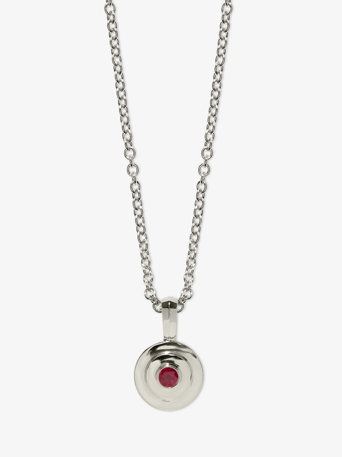 Petite Ruby Circular Staircase Necklace<AZLEE Jewelry Best