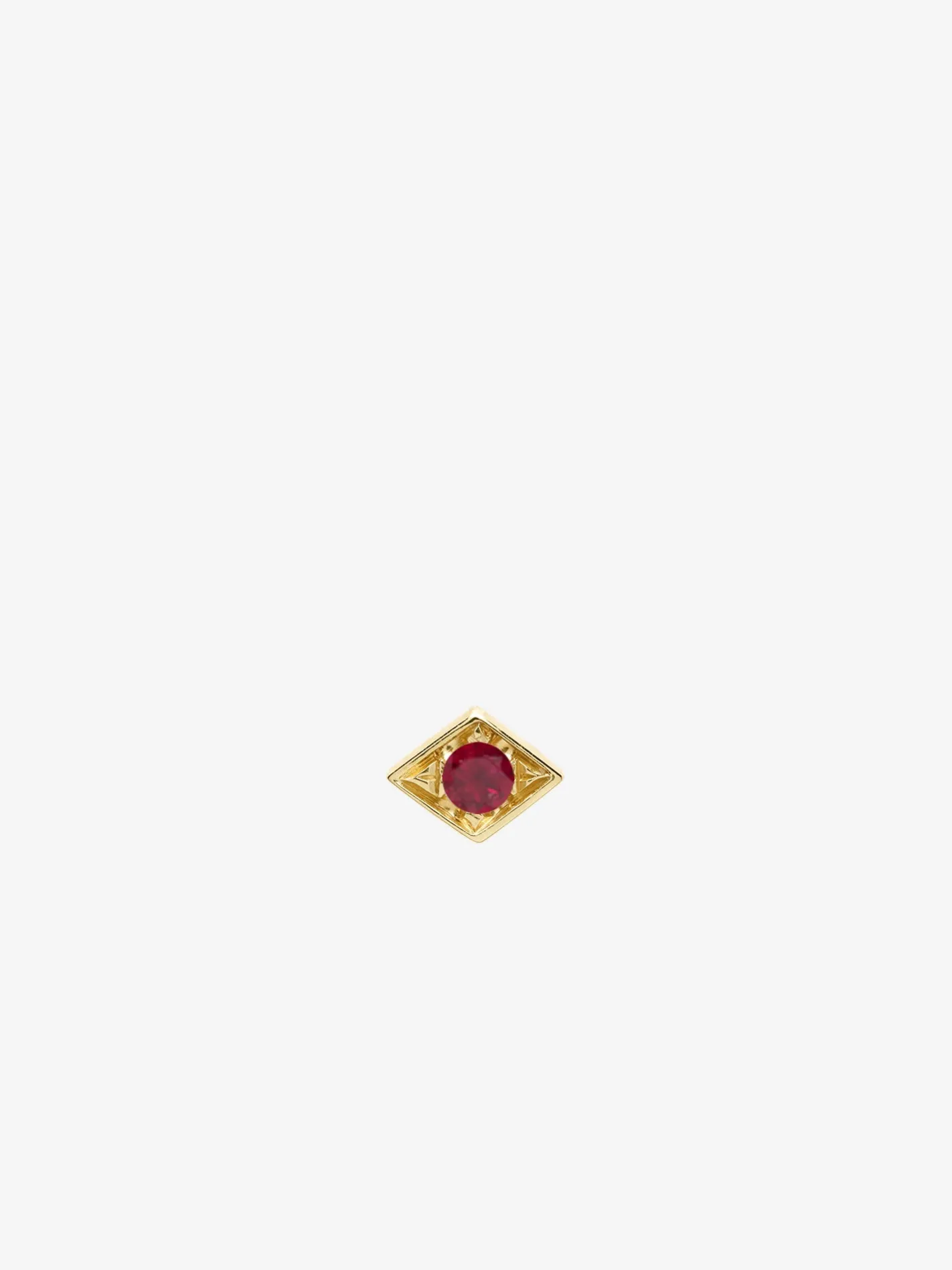 Petite Ruby Lone Burst Stud<AZLEE Jewelry Online