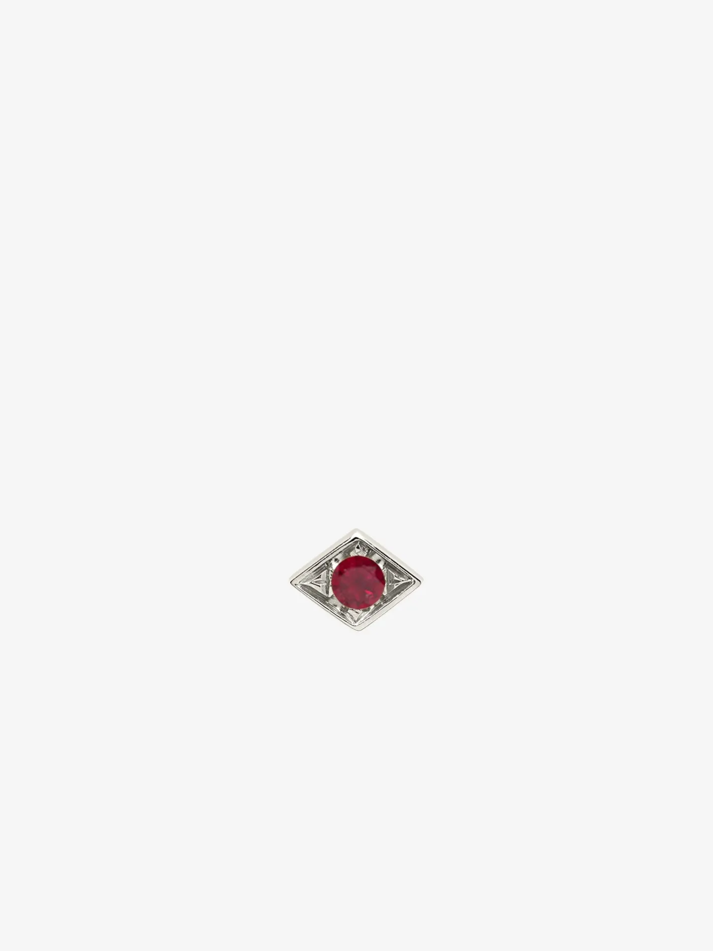 Petite Ruby Lone Burst Stud<AZLEE Jewelry Online