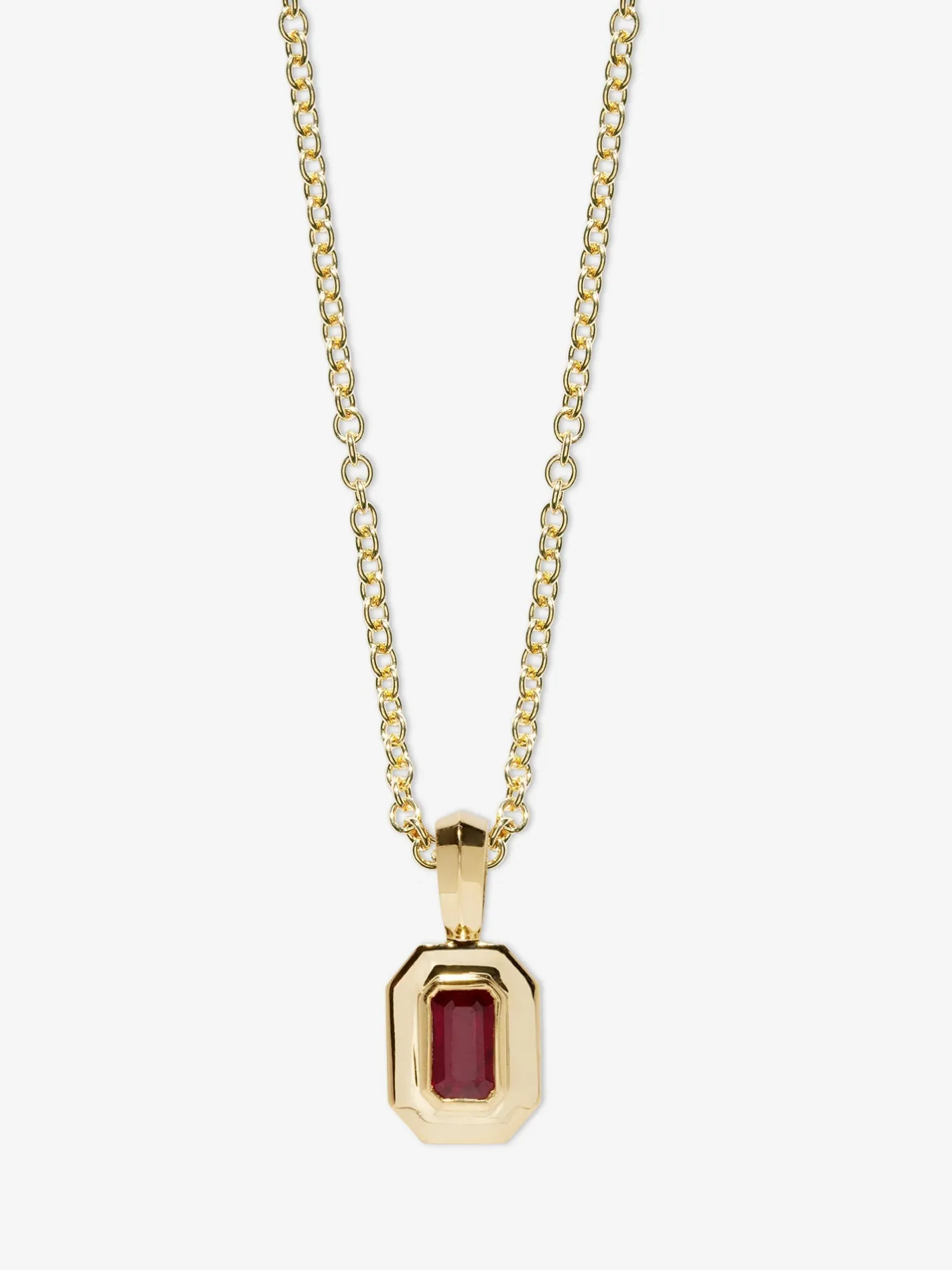 Petite Ruby Staircase Necklace<AZLEE Jewelry Best