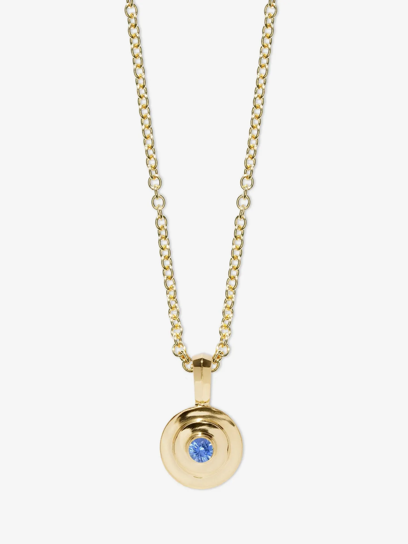 Petite Sapphire Circular Staircase Necklace<AZLEE Jewelry Shop