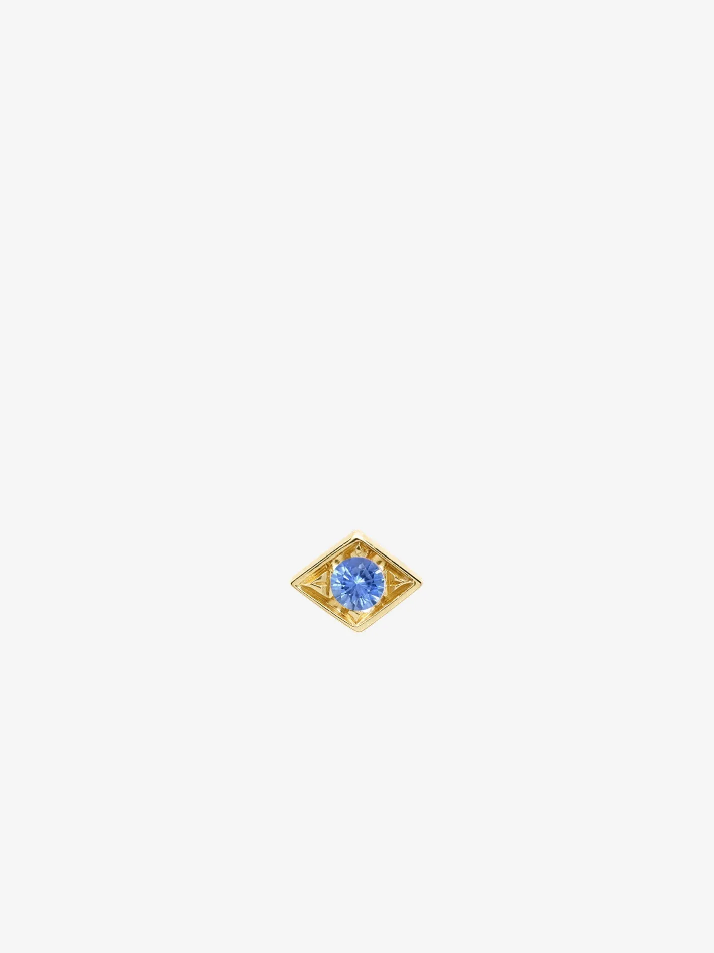 Petite Sapphire Lone Burst Stud<AZLEE Jewelry Cheap