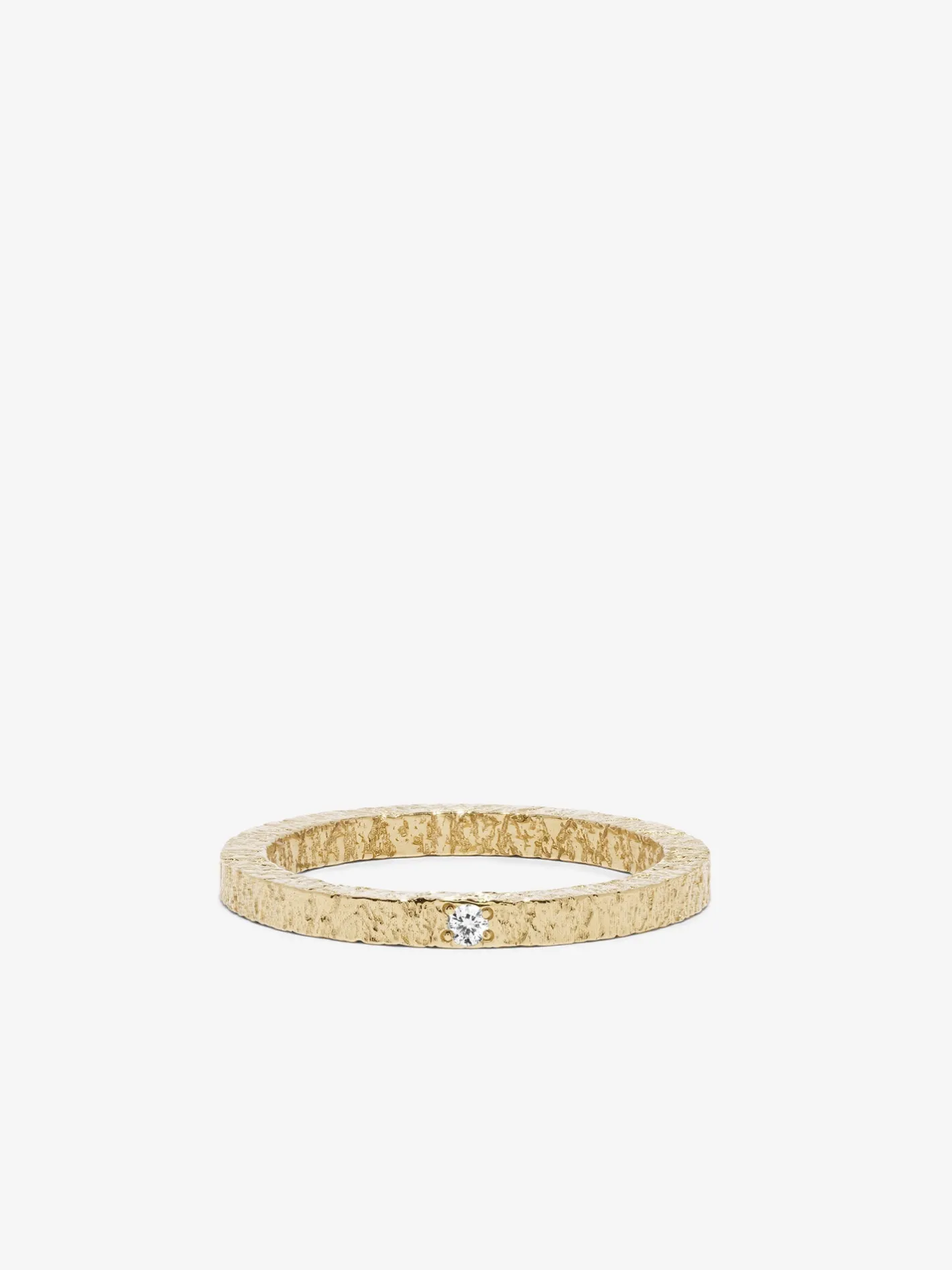 Petite Textured Diamond Band<AZLEE Jewelry Clearance