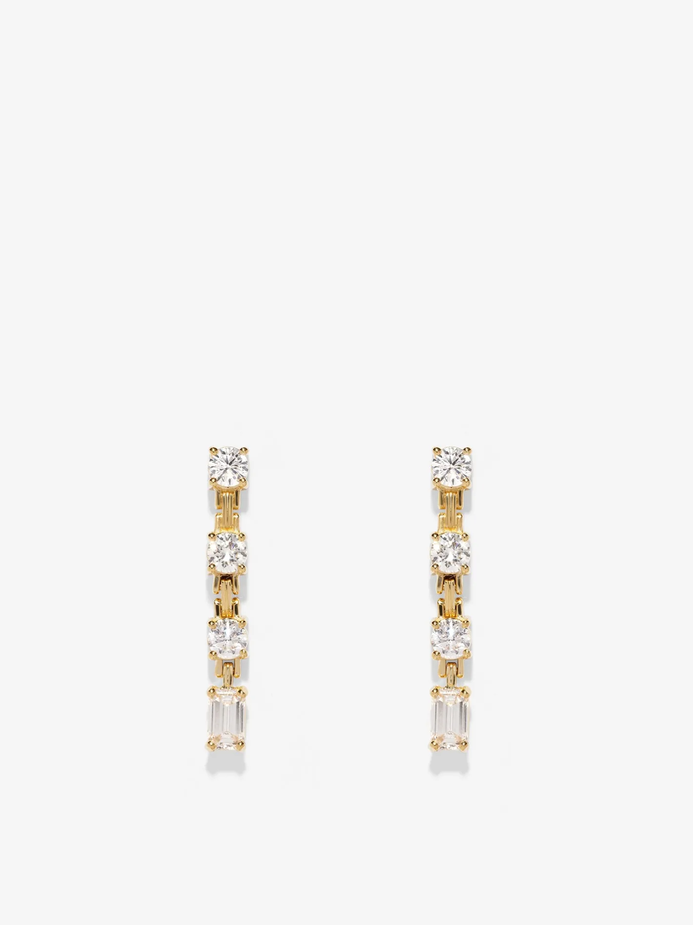 Pirouette Large Strand Diamond Earrings<AZLEE Jewelry Sale