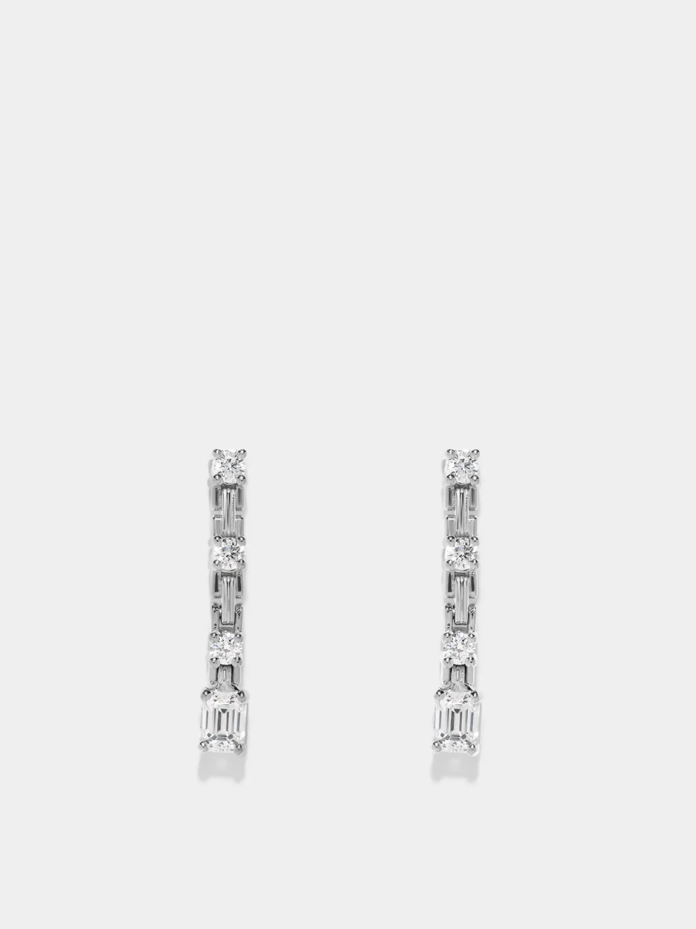 Pirouette Small Strand Diamond Earrings<AZLEE Jewelry Cheap