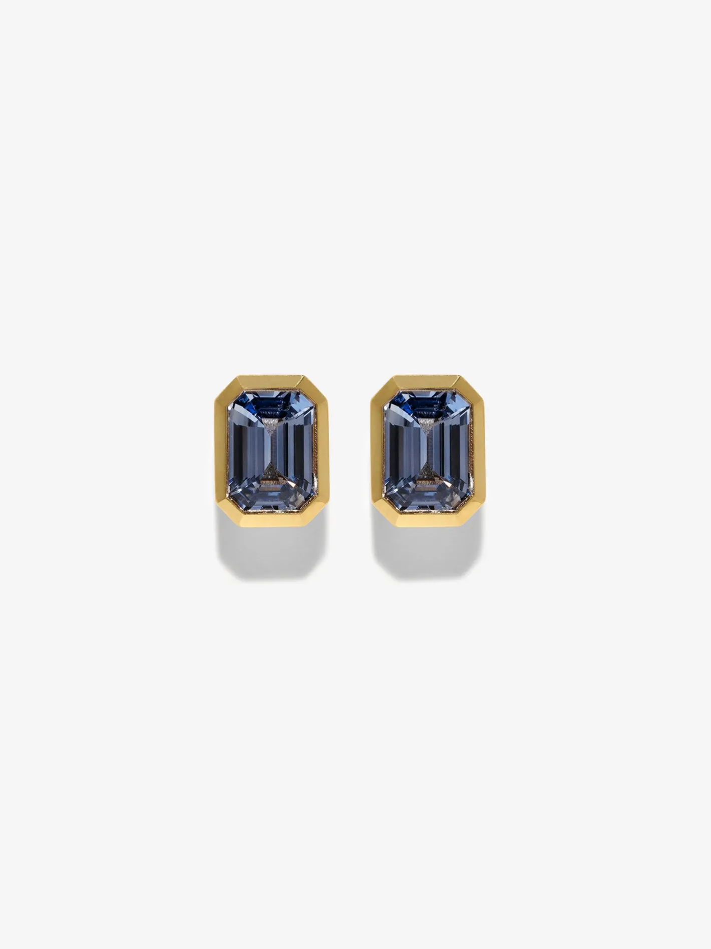 Rich Large Sapphire Studs<AZLEE Jewelry Sale