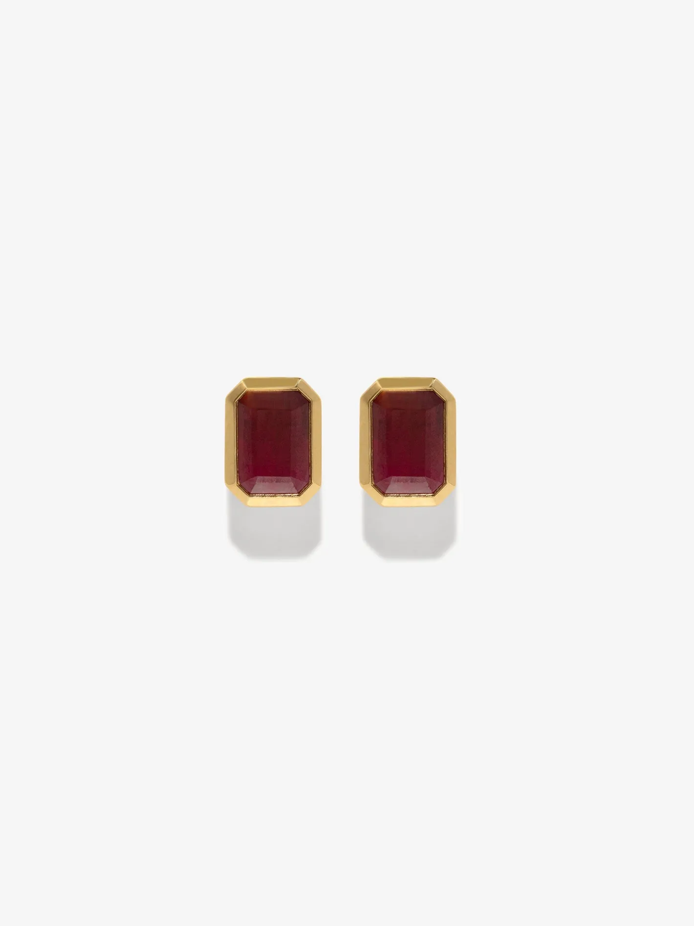 Rich Medium Ruby Studs<AZLEE Jewelry Fashion